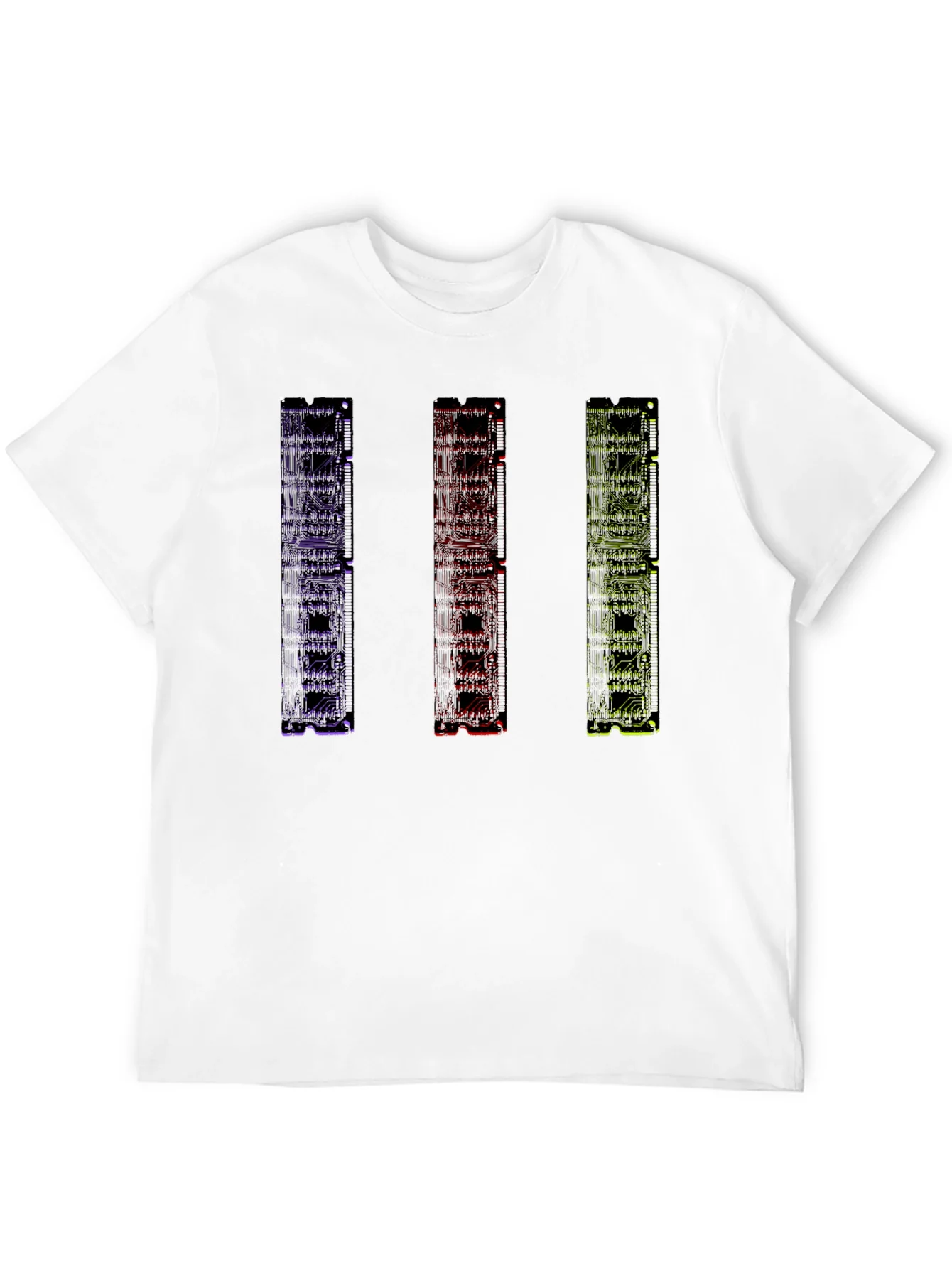 Rebbecca Geometric Circuit Board Mens Graphic T-Shirt