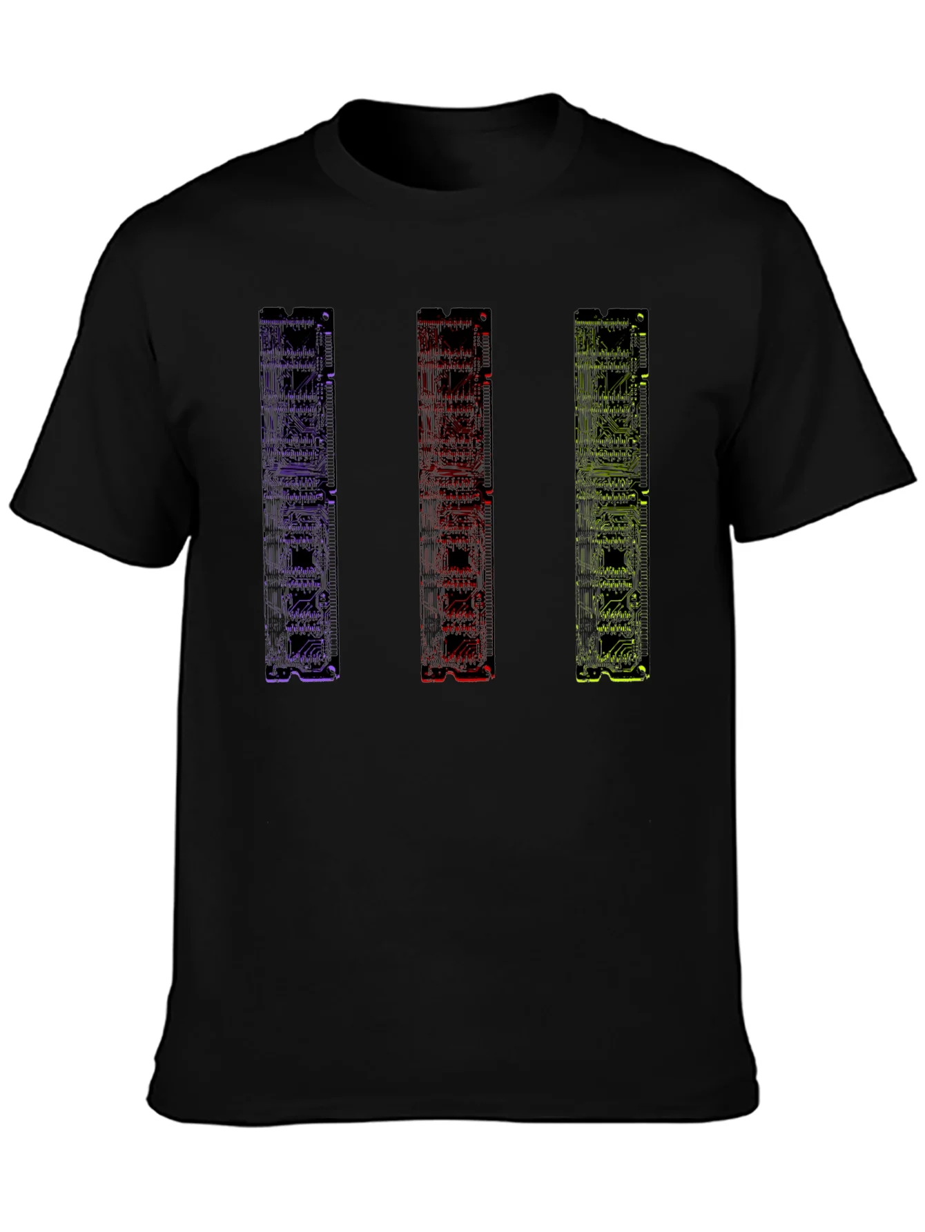 Rebbecca Geometric Circuit Board Mens Graphic T-Shirt