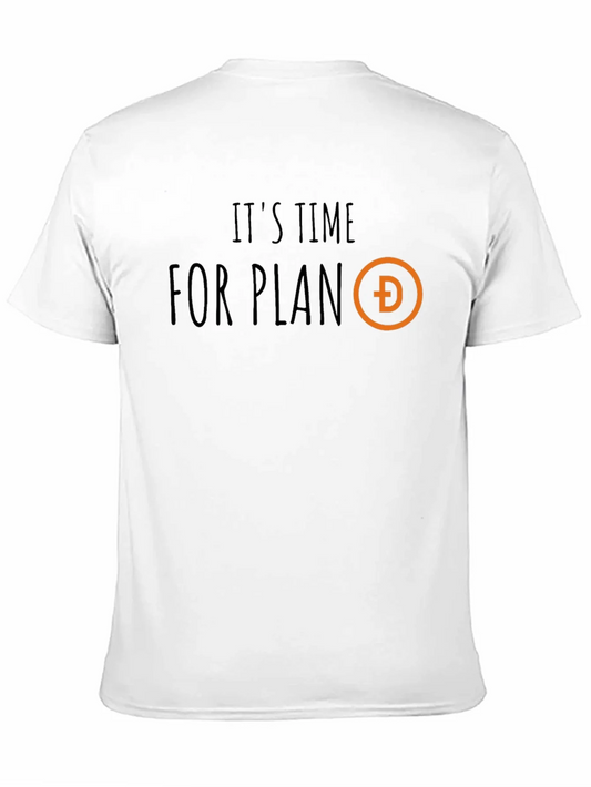 Camiseta Negra Es Hora del Plan DOGE