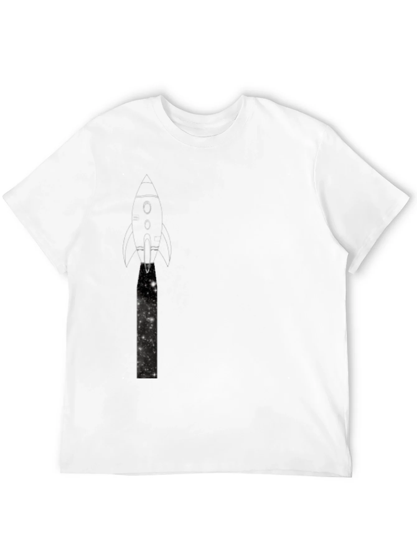 Rebbecca Rocket Launch Graphic Black T-Shirt