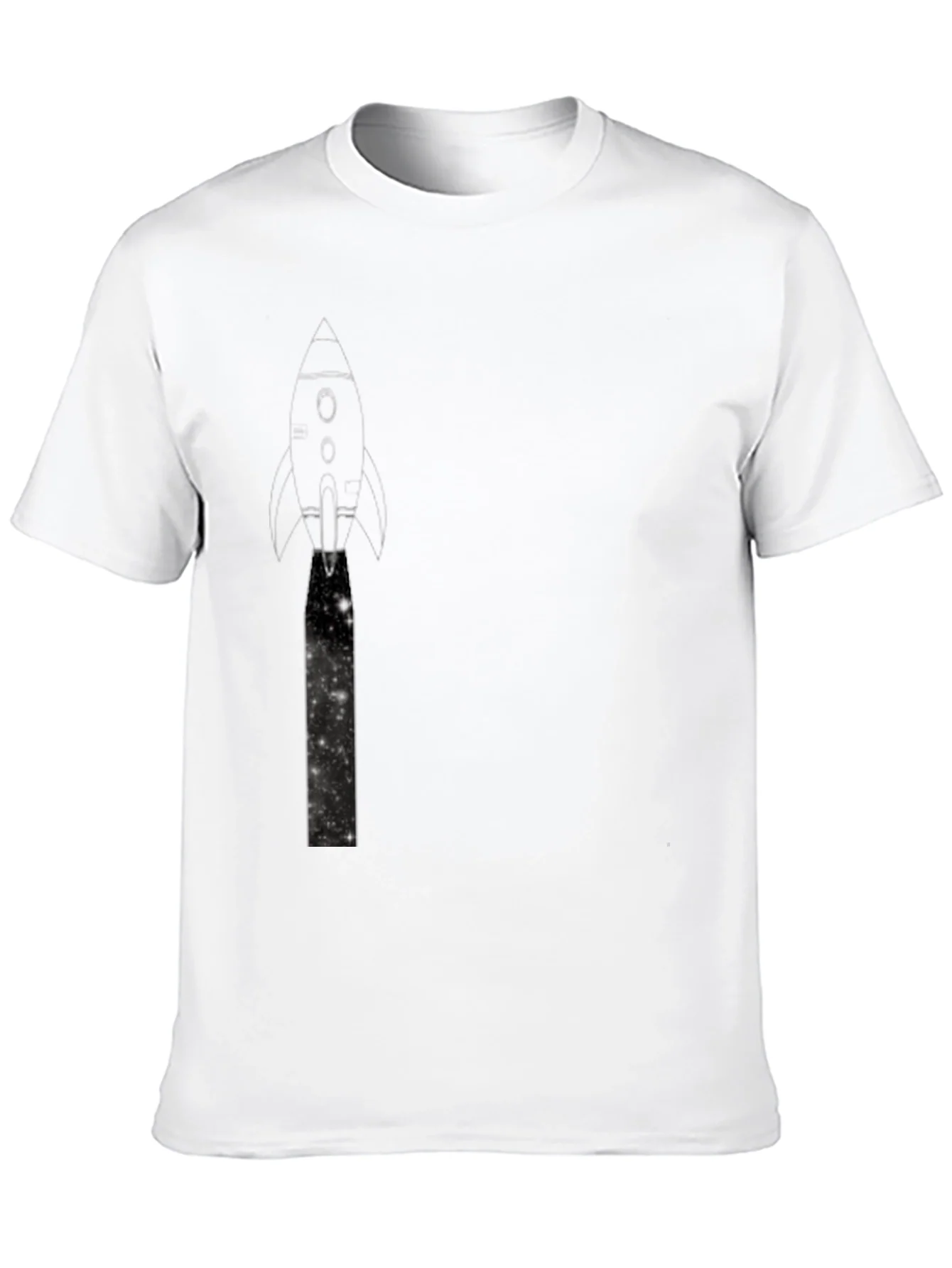 Rebbecca Rocket Launch Graphic Black T-Shirt