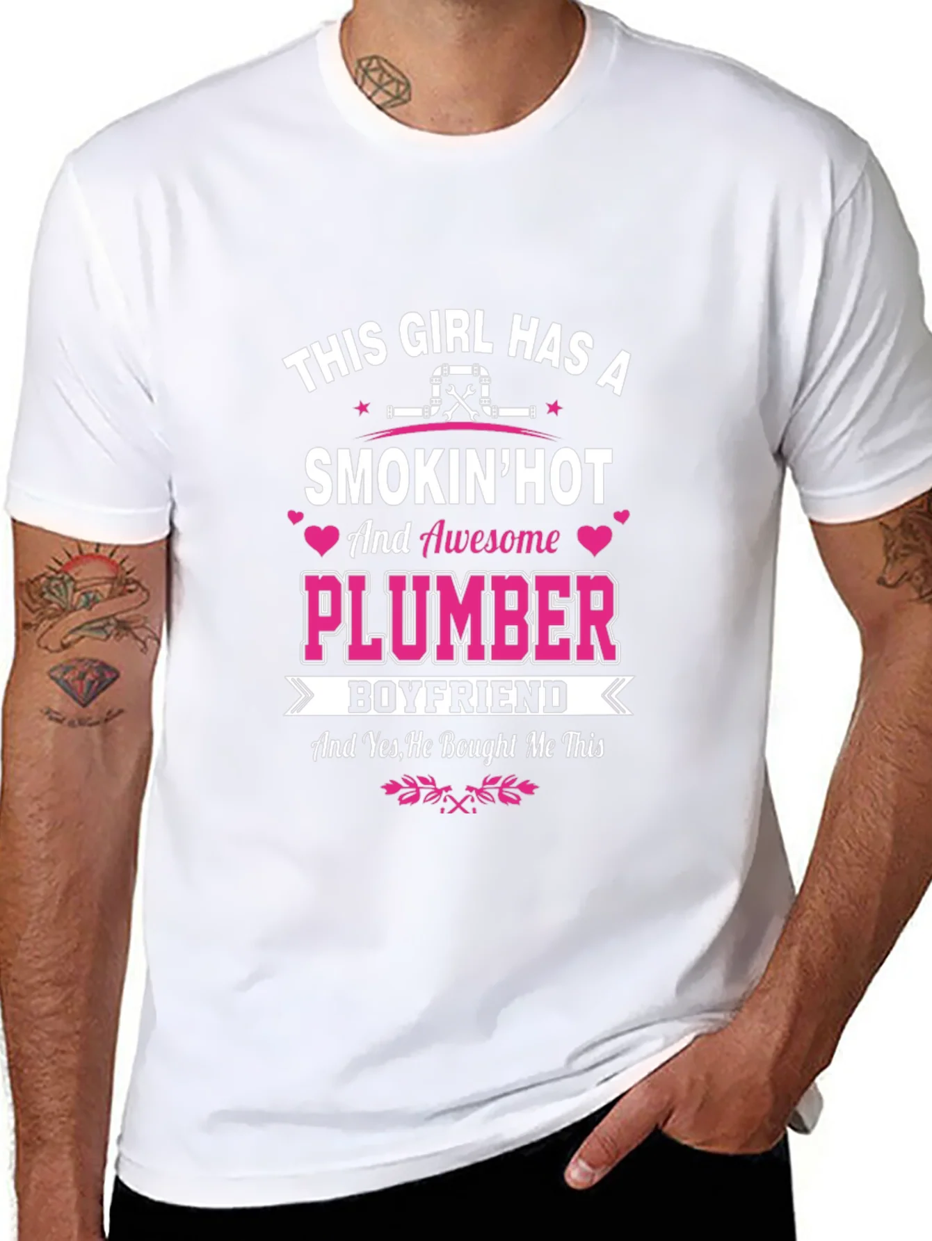 Rebbecca Smokin Hot Plumber Boyfriend T-Shirt