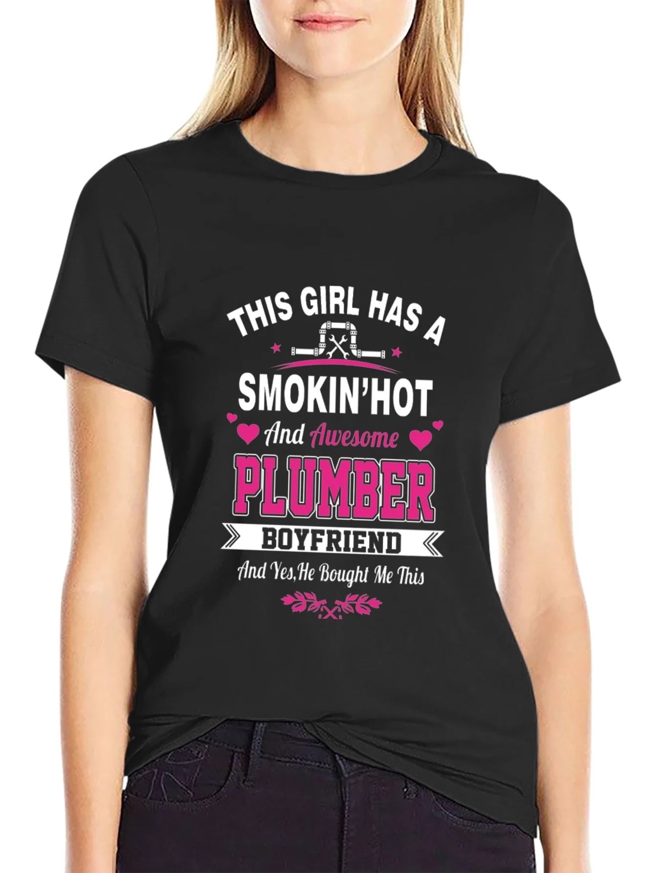 Rebbecca Smokin Hot Plumber Boyfriend T-Shirt