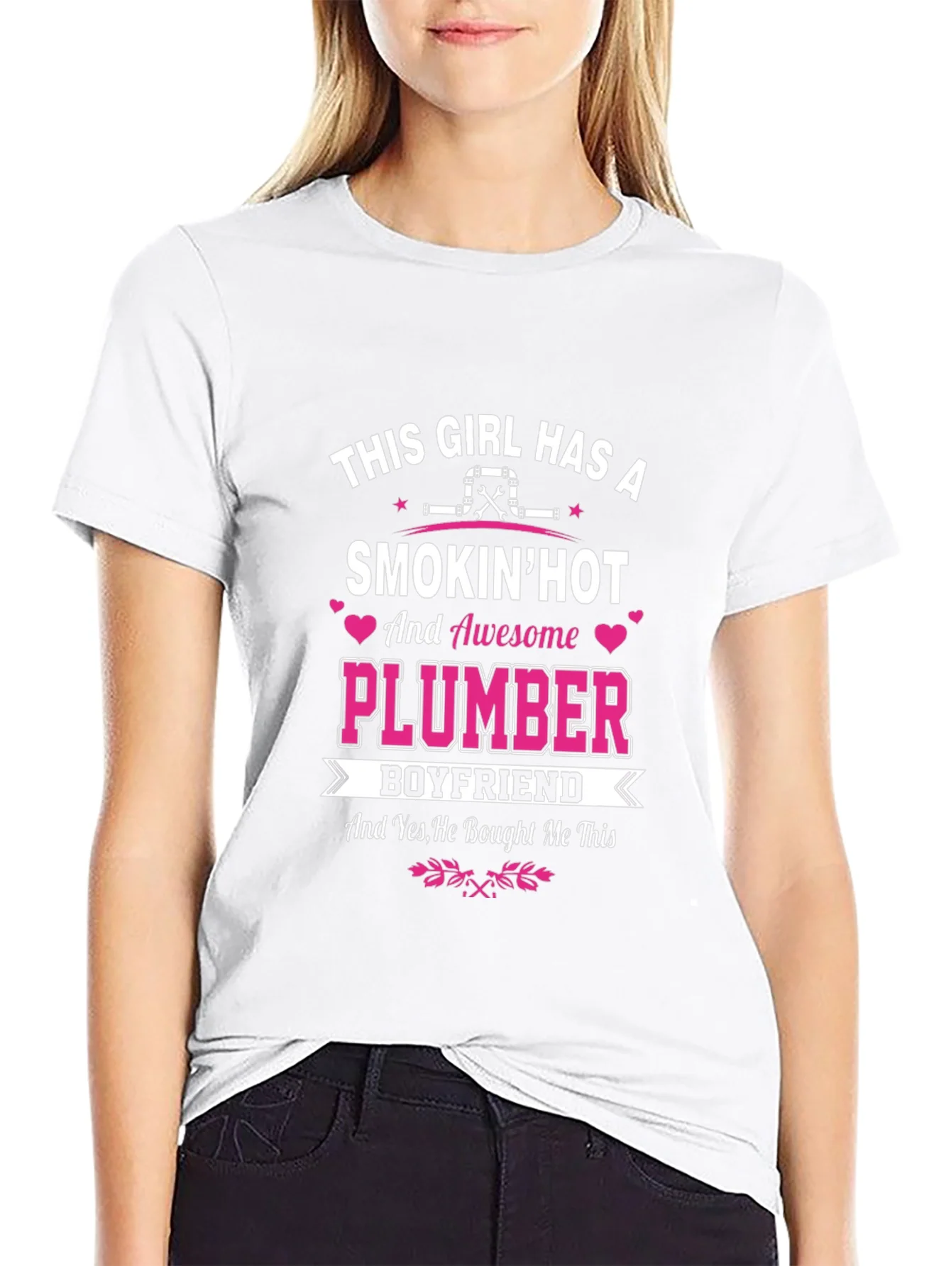 Rebbecca Smokin Hot Plumber Boyfriend T-Shirt