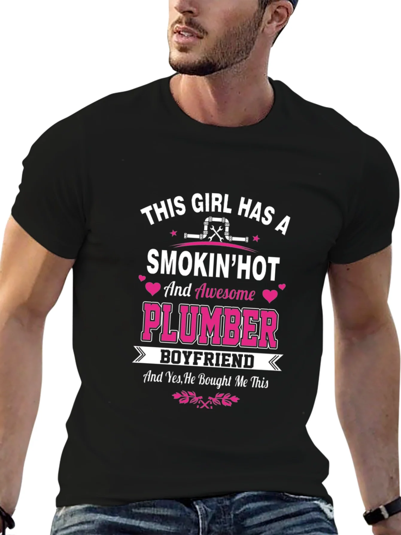 Rebbecca Smokin Hot Plumber Boyfriend T-Shirt