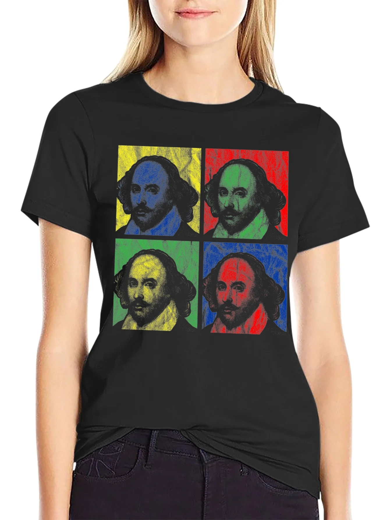 Rebbecca Shakespeare Pop Art T-Shirt - Literary Style