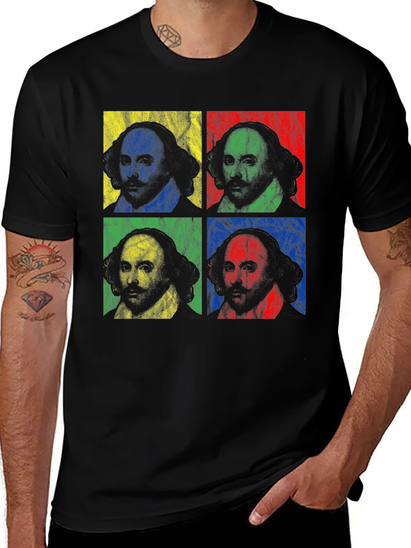 Rebbecca Shakespeare Pop Art T-Shirt - Literary Style