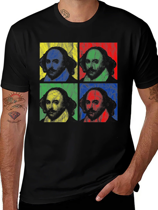 Rebbecca Shakespeare Pop Art T-Shirt - Literary Style