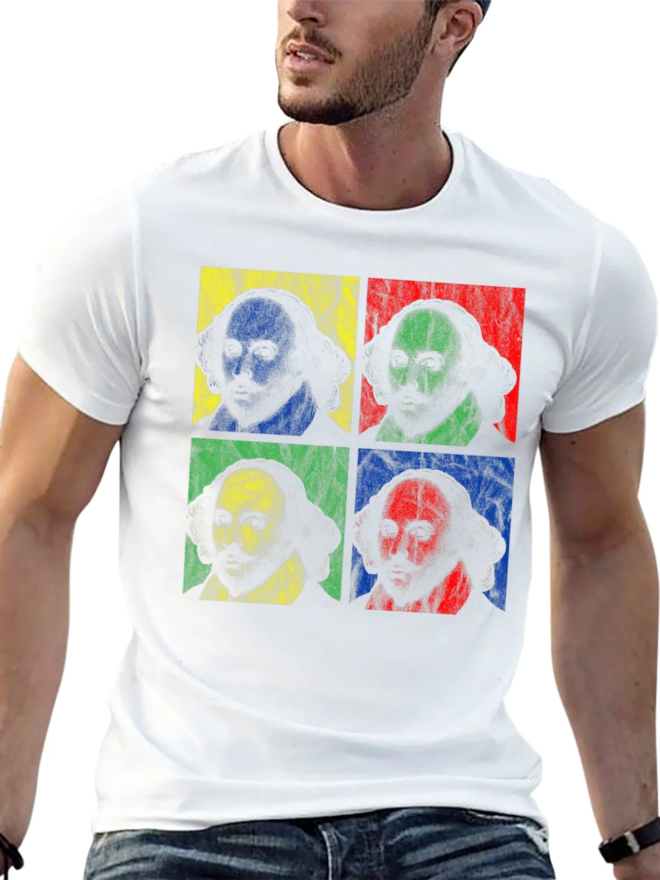 Rebbecca Shakespeare Pop Art T-Shirt - Literary Style