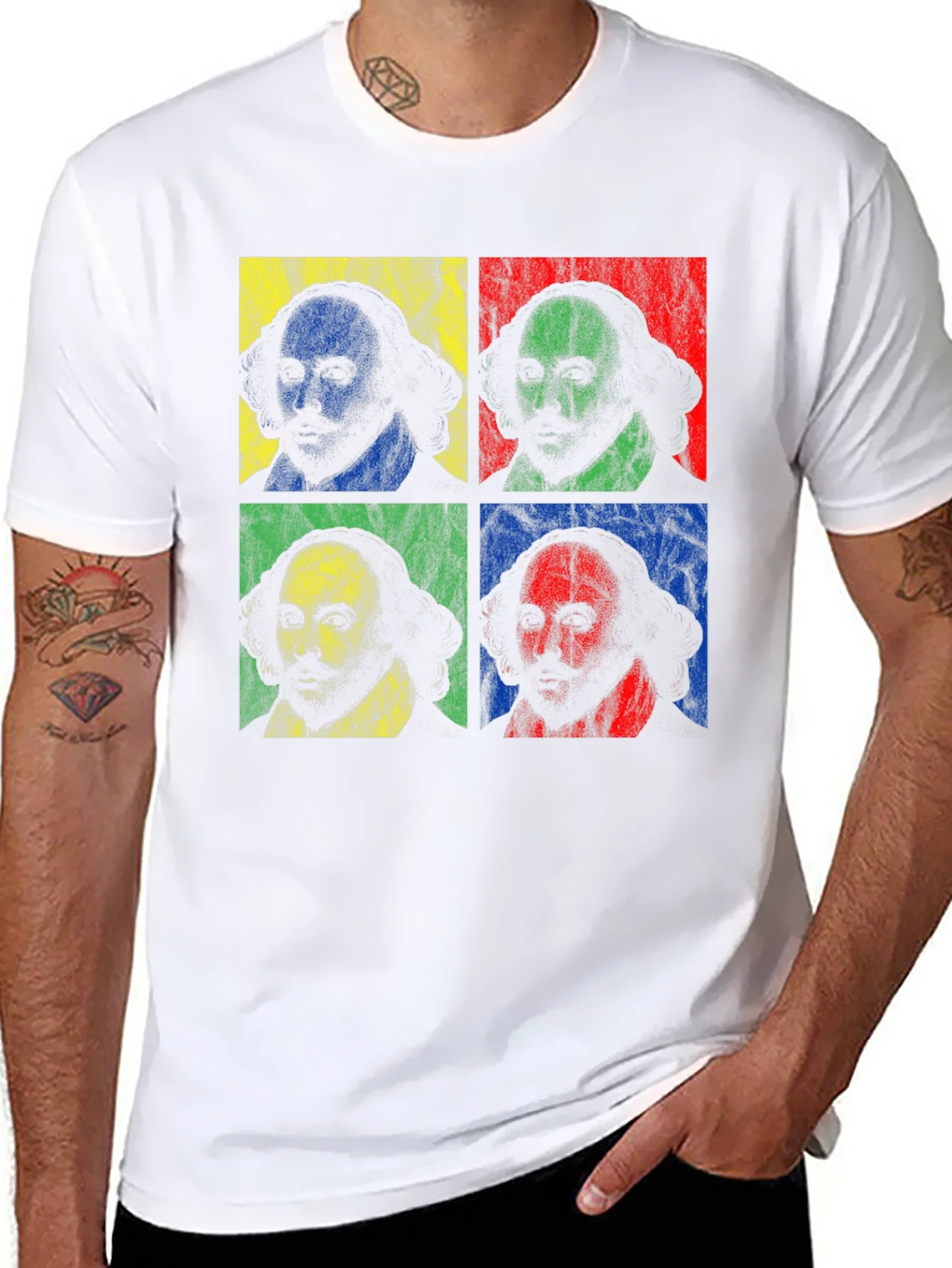 Rebbecca Shakespeare Pop Art T-Shirt - Literary Style