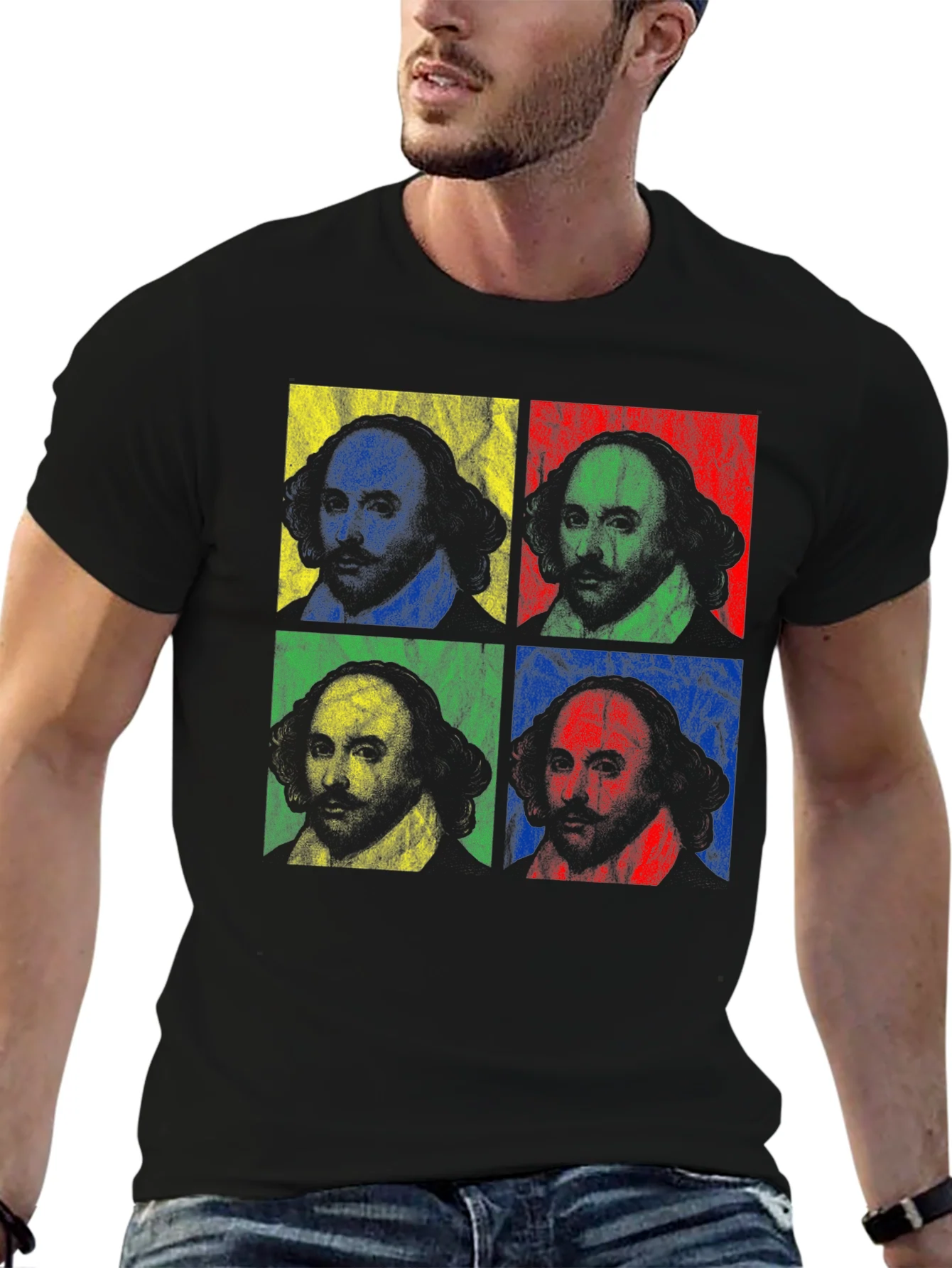 Rebbecca Shakespeare Pop Art T-Shirt - Literary Style