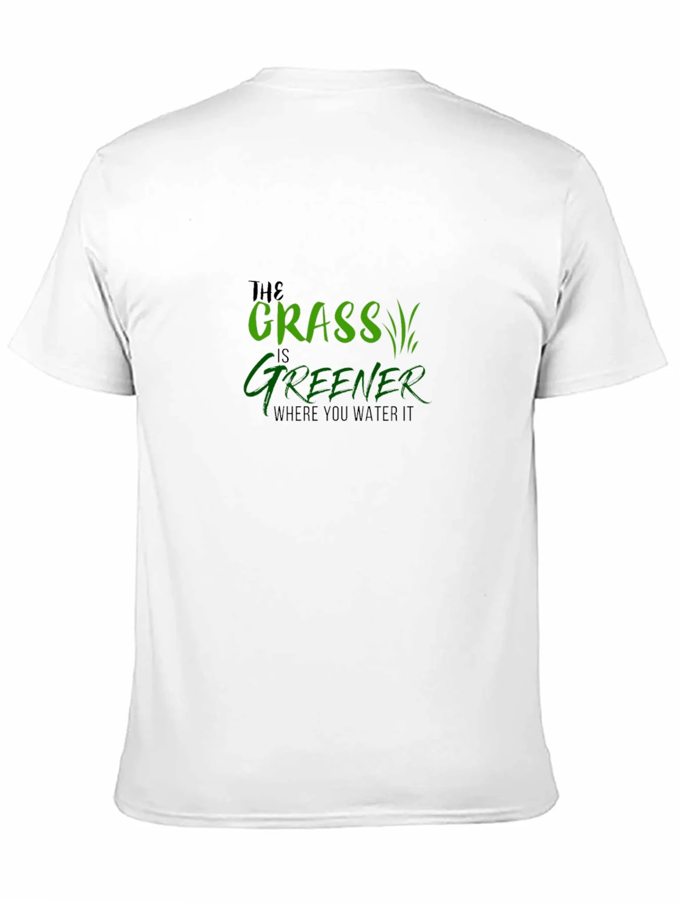 Camiseta Negra con Dise?o de Jardiner¨ªa Inspirador