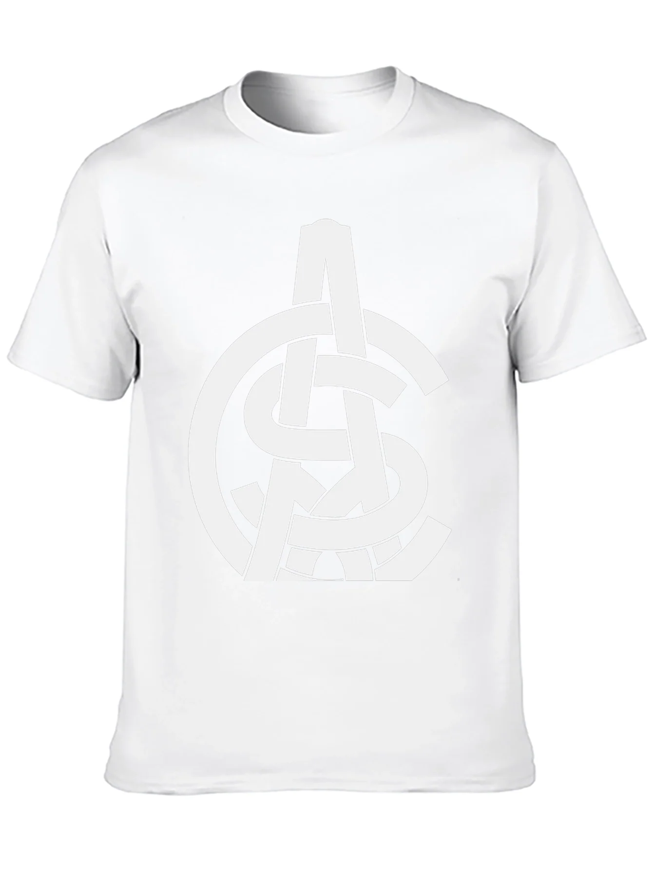 Rebbecca Abstract White Logo Print Black T-Shirt