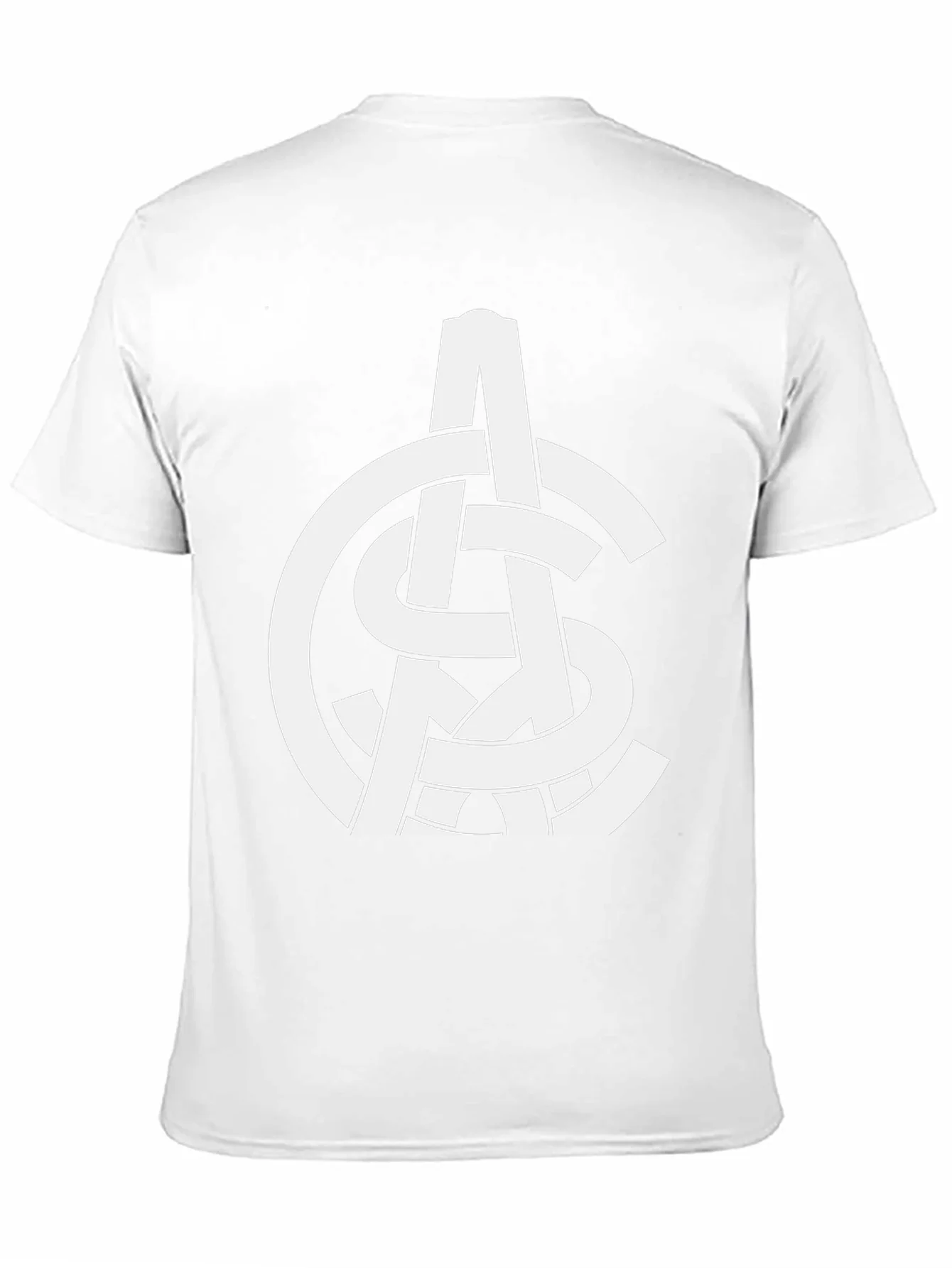 Rebbecca Abstract White Logo Print Black T-Shirt