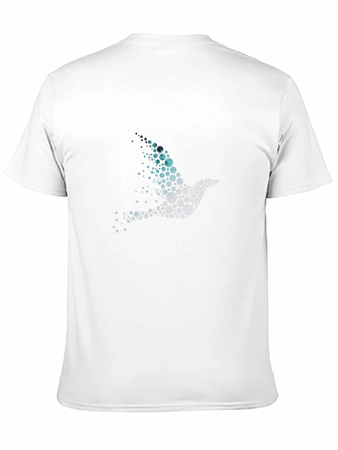 Rebbecca Abstract Bird Graphic Mens Black T-Shirt