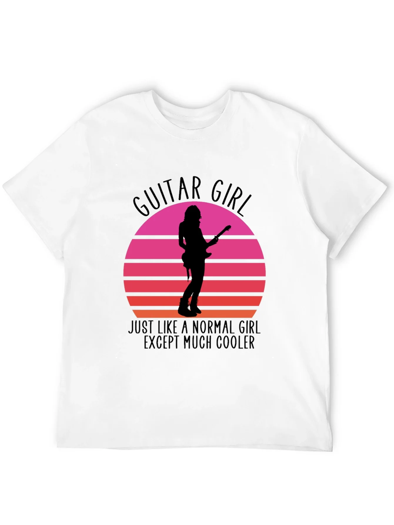 Camiseta Guitar Girl: Normal ?Pero M¨¢s Genial!