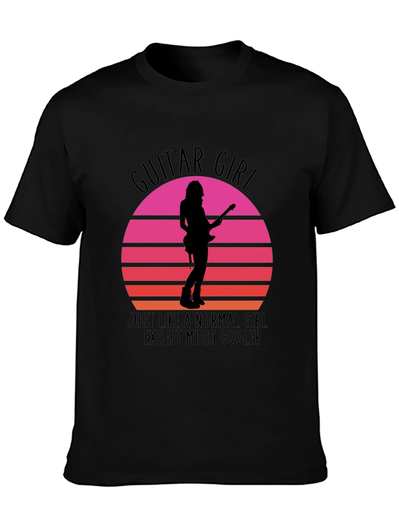 Camiseta Guitar Girl: Normal ?Pero M¨¢s Genial!