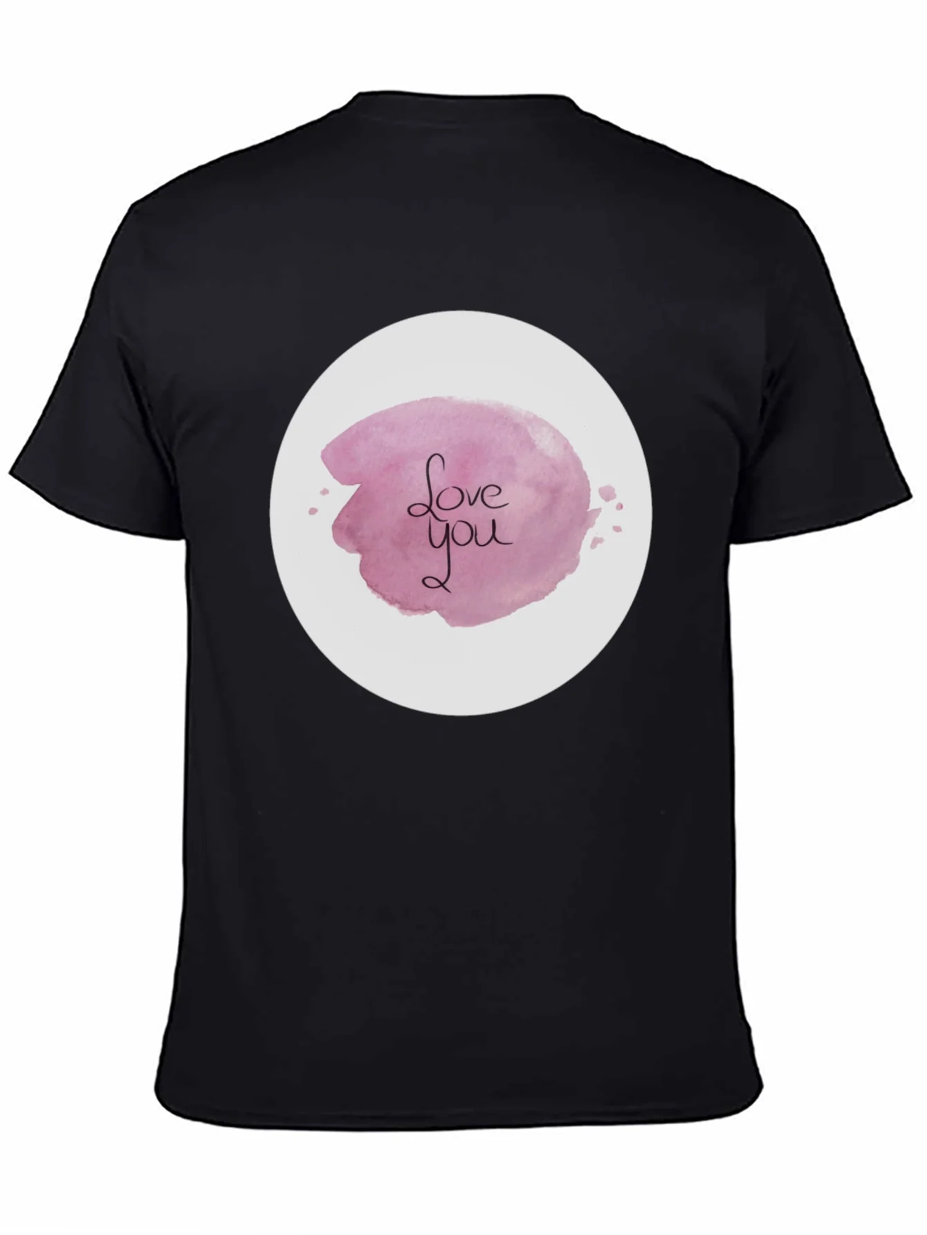 Camiseta Negra con Dise?o Love You