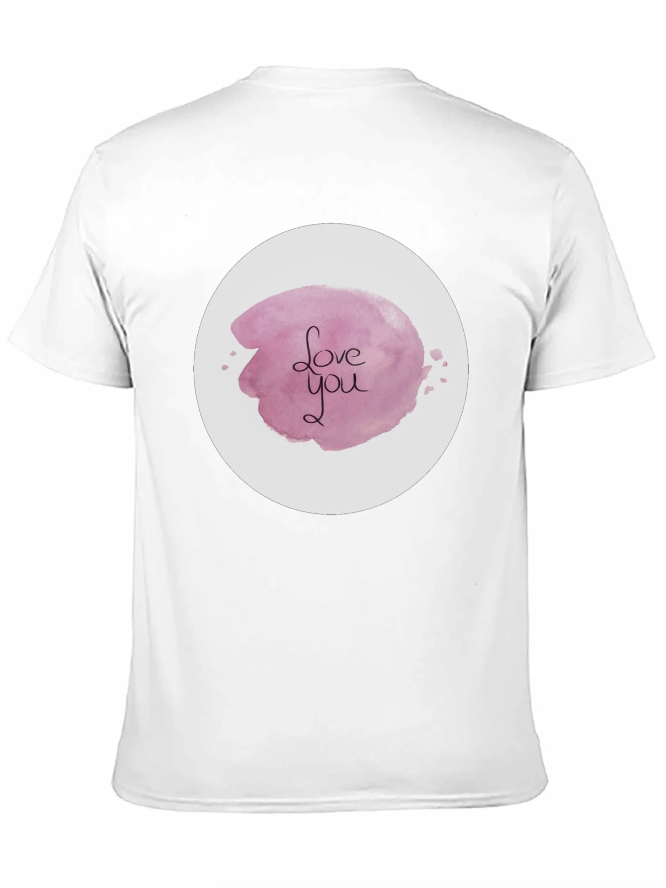 Camiseta Negra con Dise?o Love You