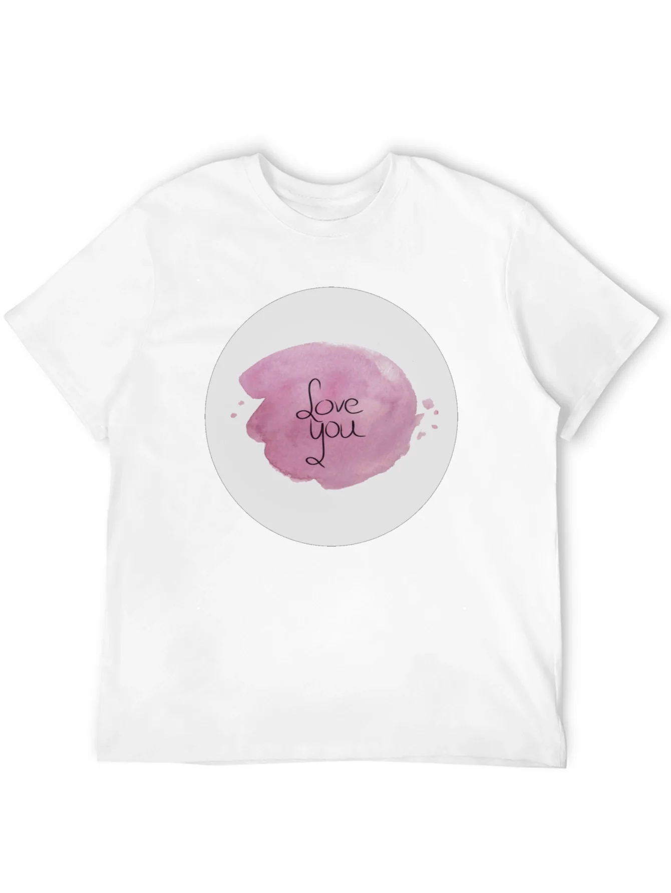 Camiseta Negra con Dise?o Love You