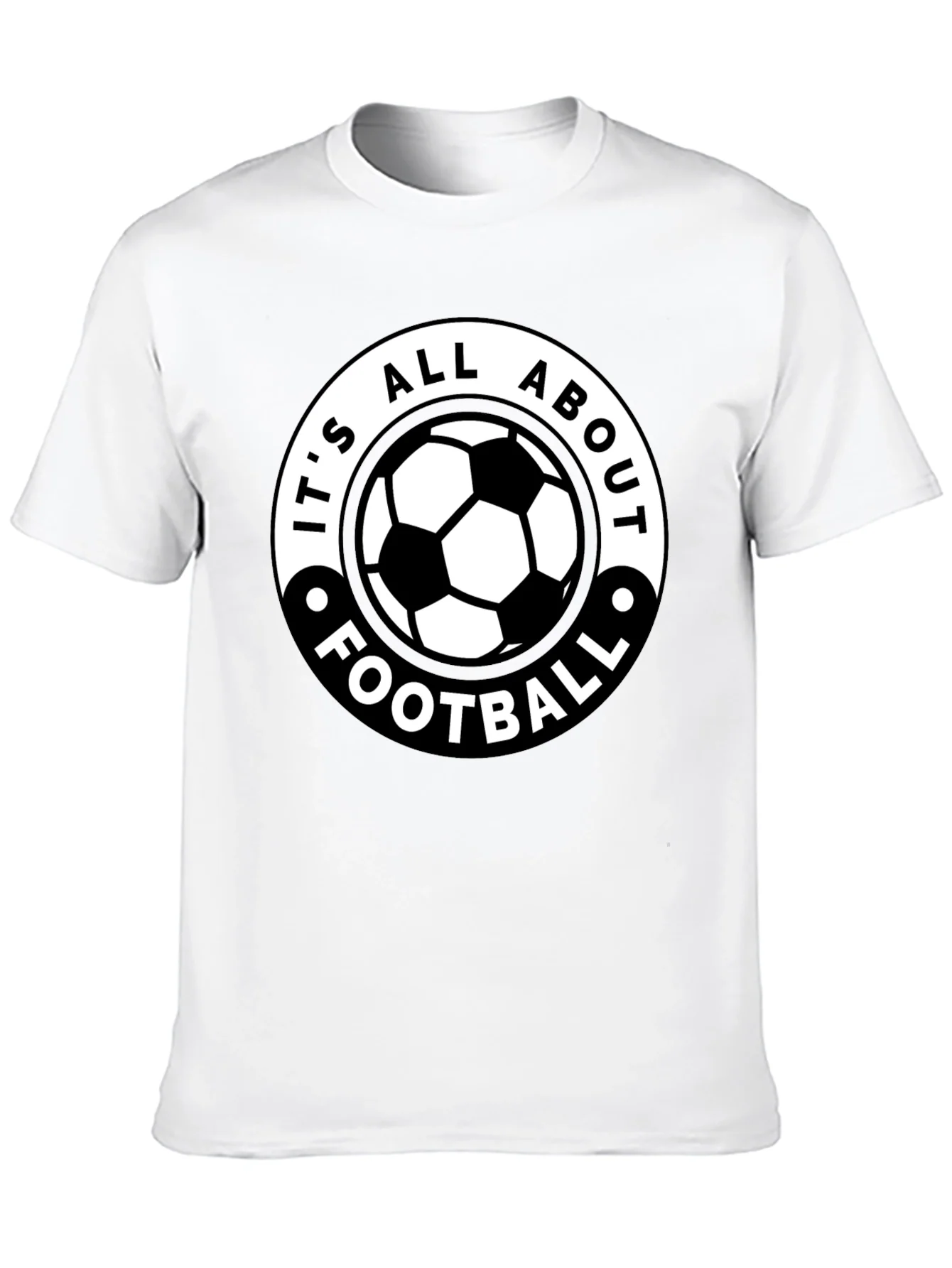 Camiseta Negra: ?Todo Se Trata de F¨²tbol!