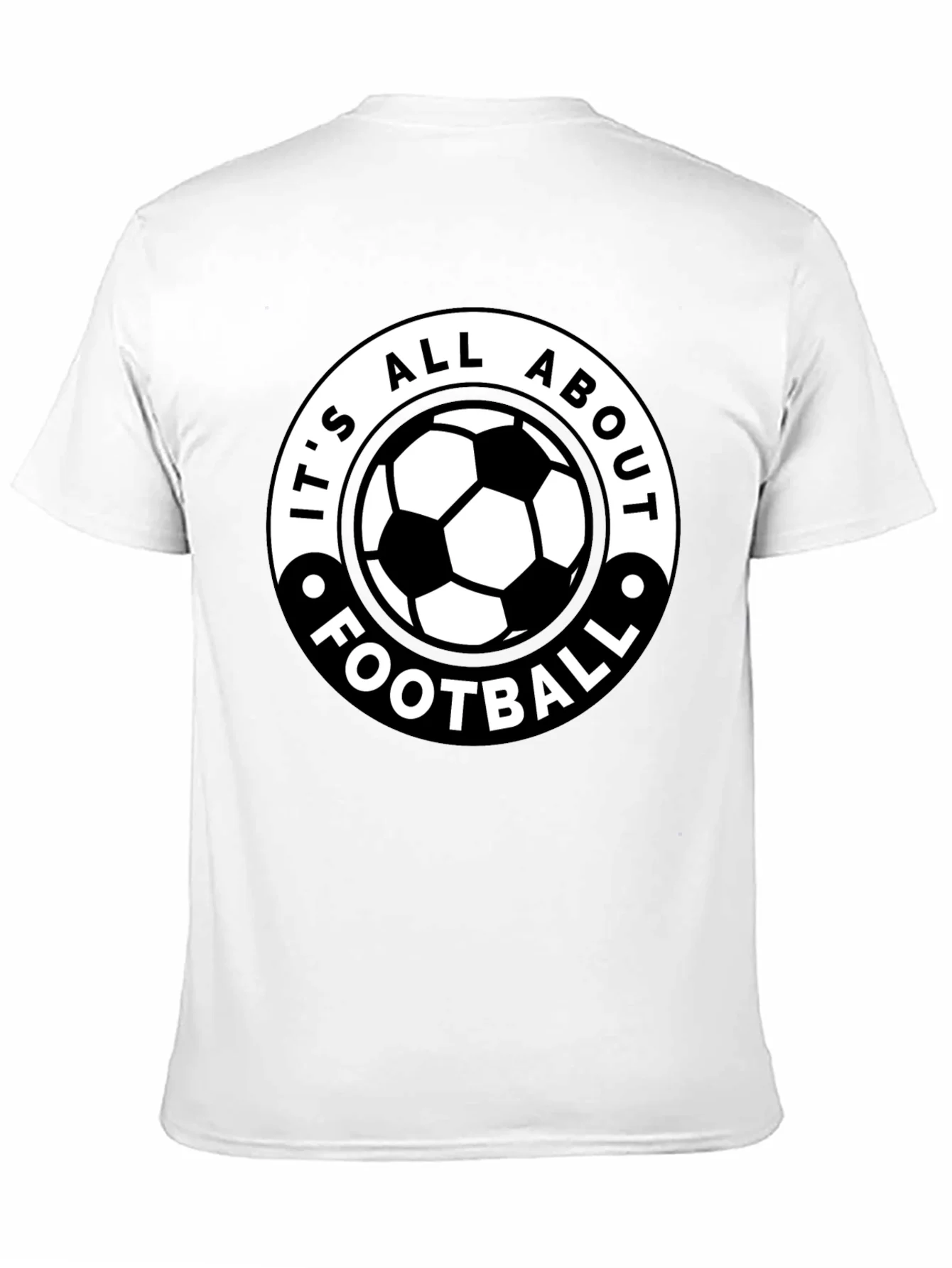 Camiseta Negra: ?Todo Se Trata de F¨²tbol!