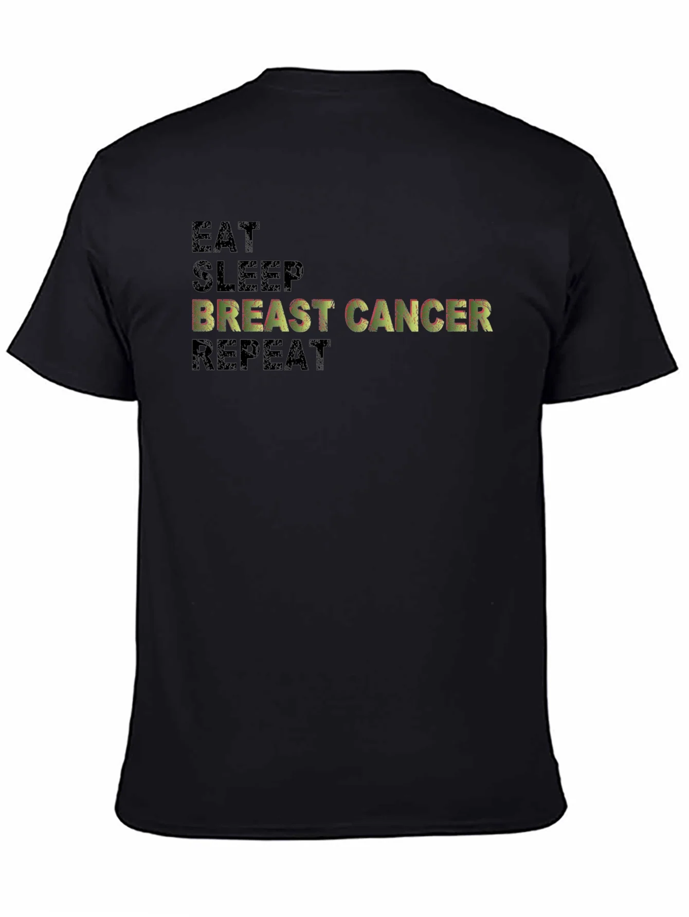 Rebbecca Eat Sleep Breast Cancer Repeat Graphic Tee
