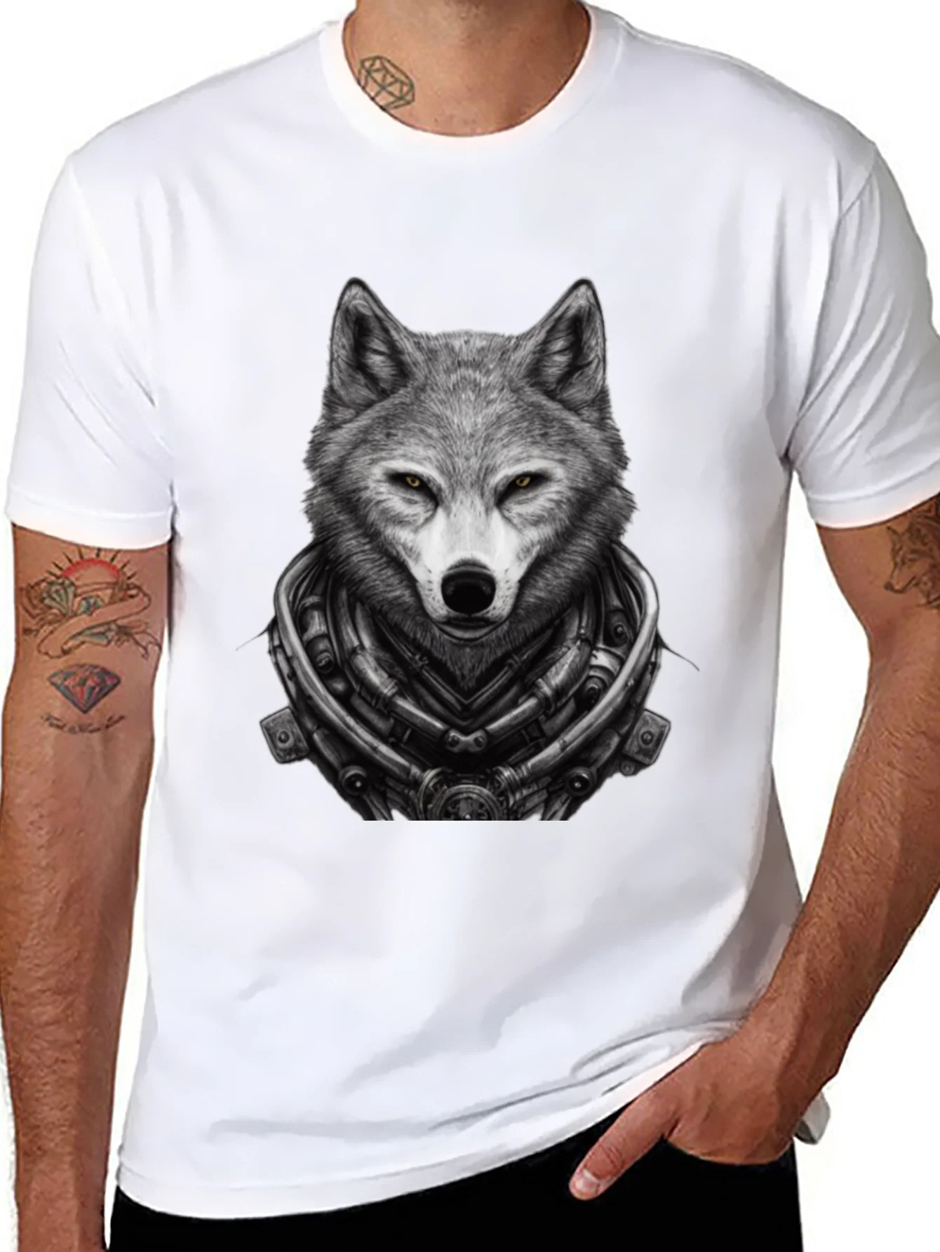 Rebbecca Wolf Cyberpunk T-Shirt - Unique Graphic Tee