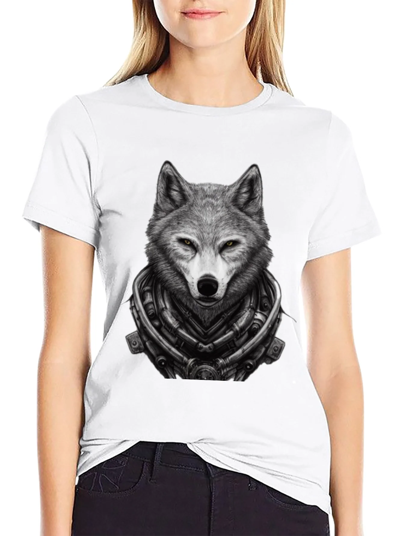 Rebbecca Wolf Cyberpunk T-Shirt - Unique Graphic Tee