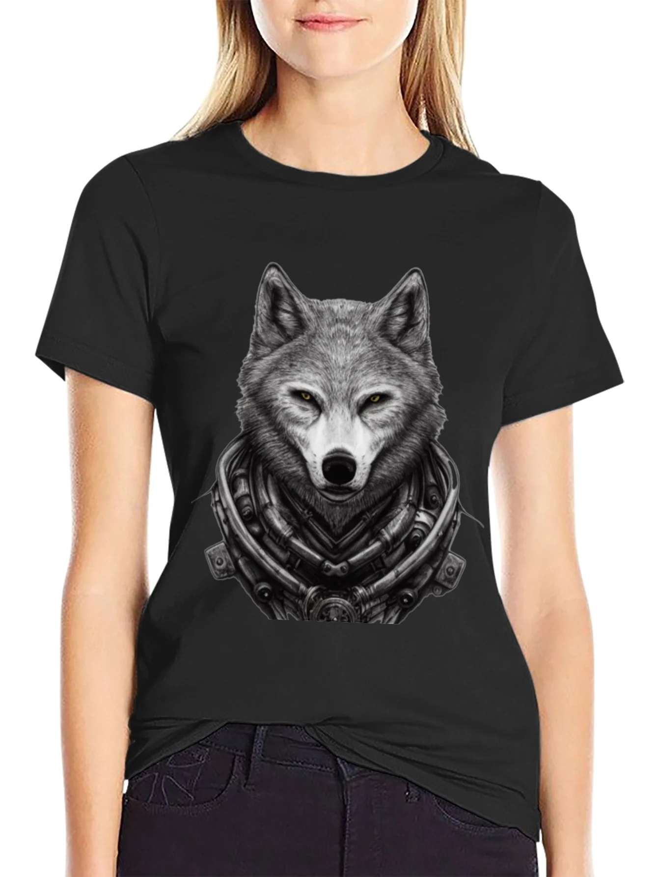 Rebbecca Wolf Cyberpunk T-Shirt - Unique Graphic Tee