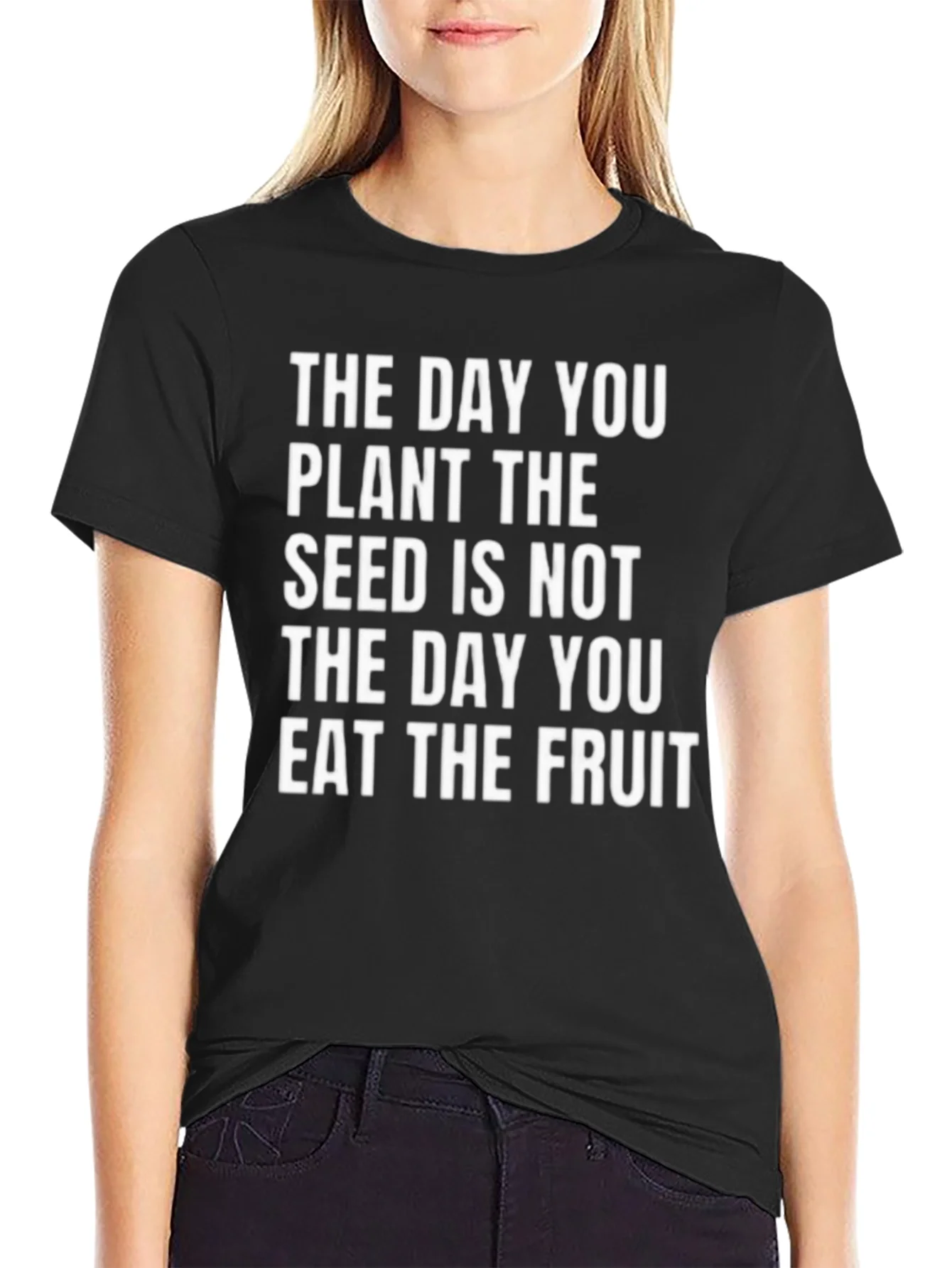 Rebbecca Plant the Seed T-Shirt - Inspirational Quote Tee