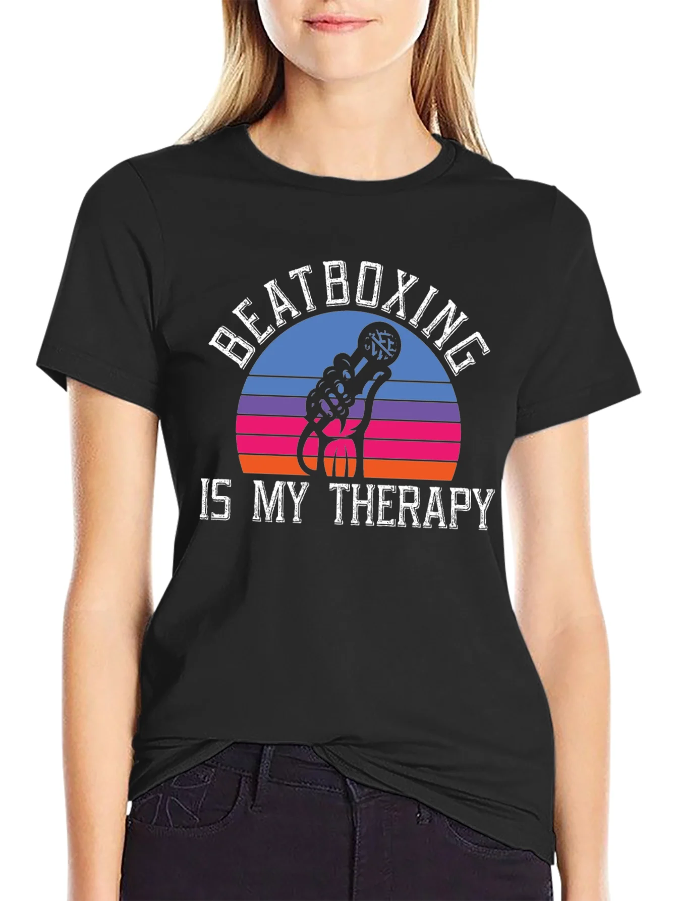 Rebbecca Beatboxing Therapy T-Shirt - Music Lover Tee