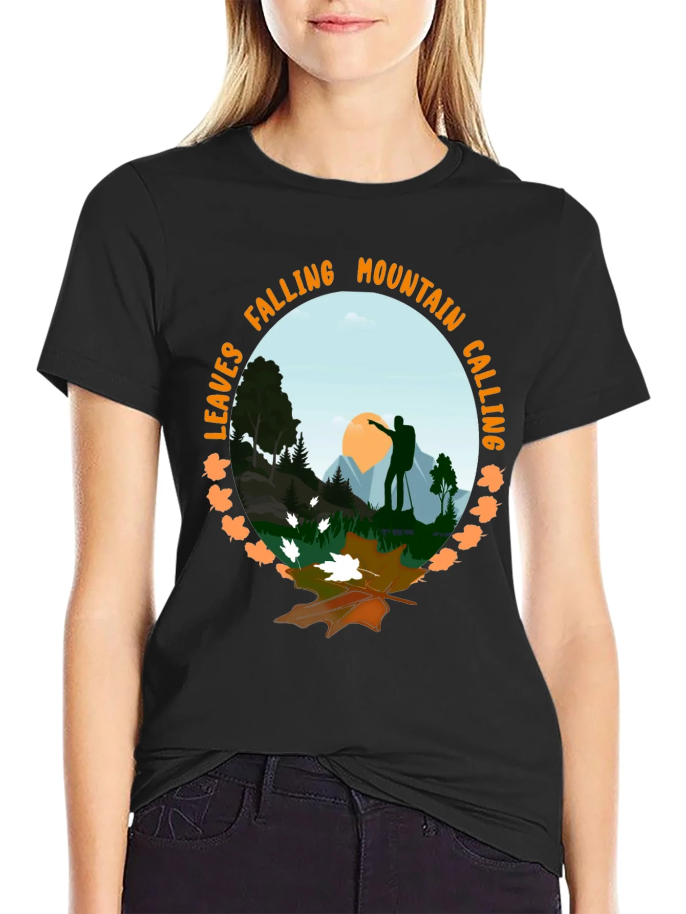 Rebbecca Mountain Calling T-Shirt - Nature Adventure Tee