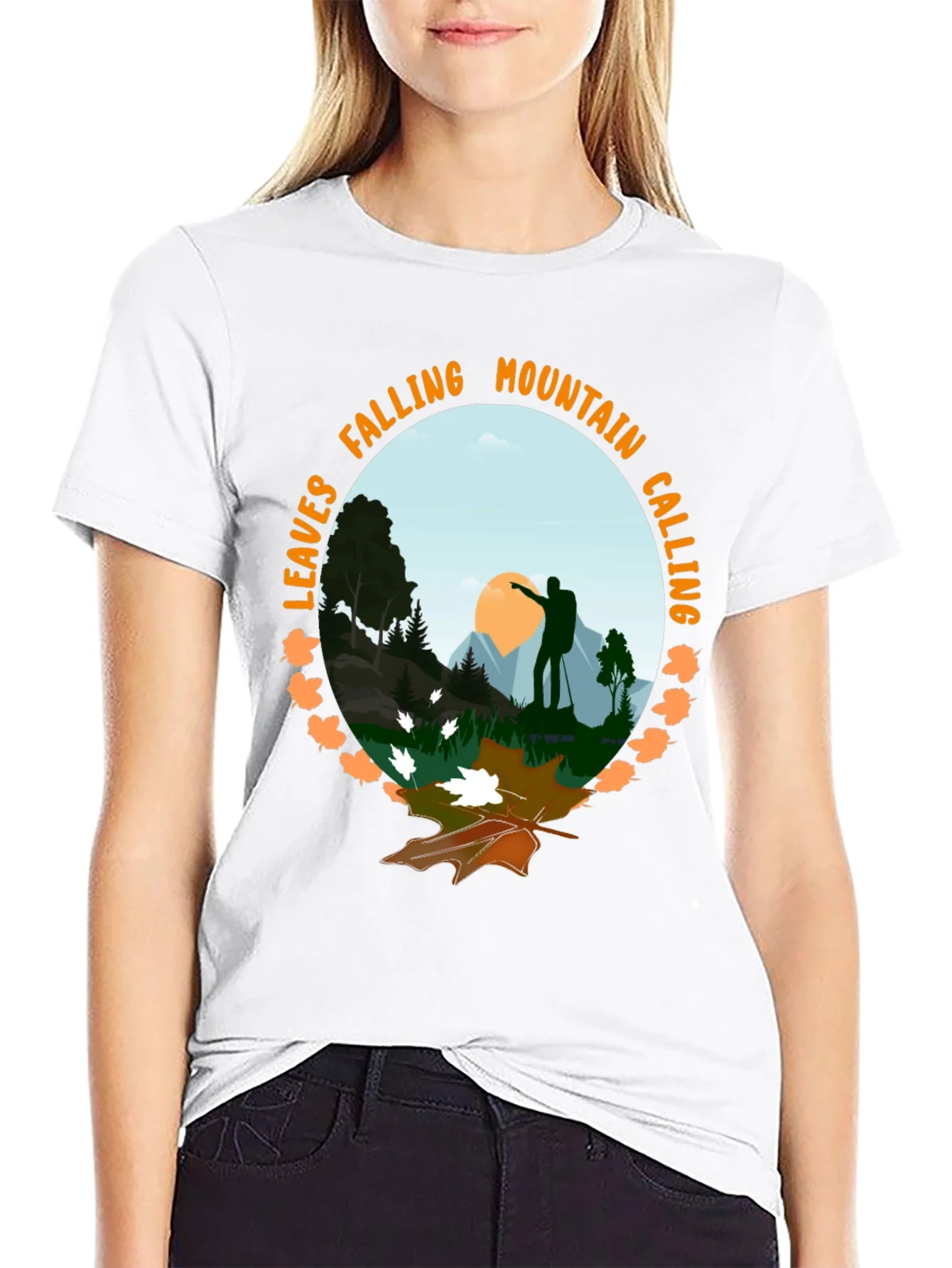 Rebbecca Mountain Calling T-Shirt - Nature Adventure Tee