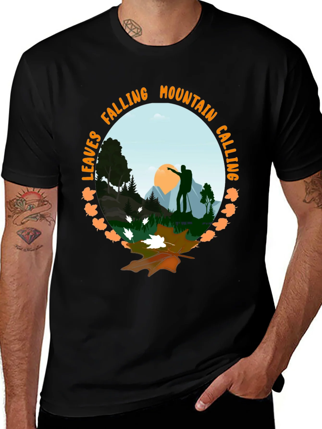 Rebbecca Mountain Calling T-Shirt - Nature Adventure Tee