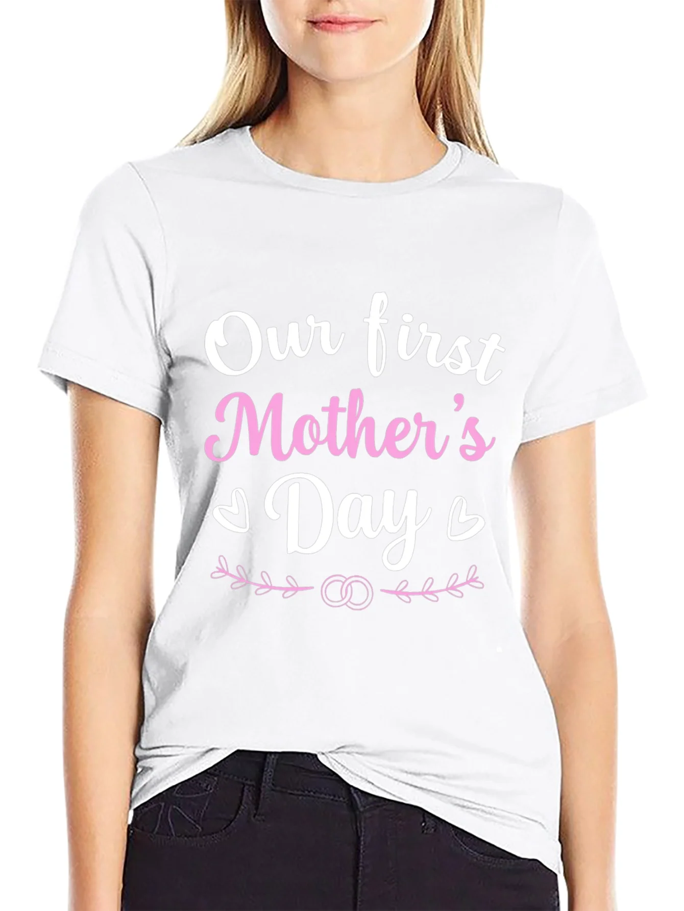 Rebbecca Our First Mothers Day T-Shirt - Black