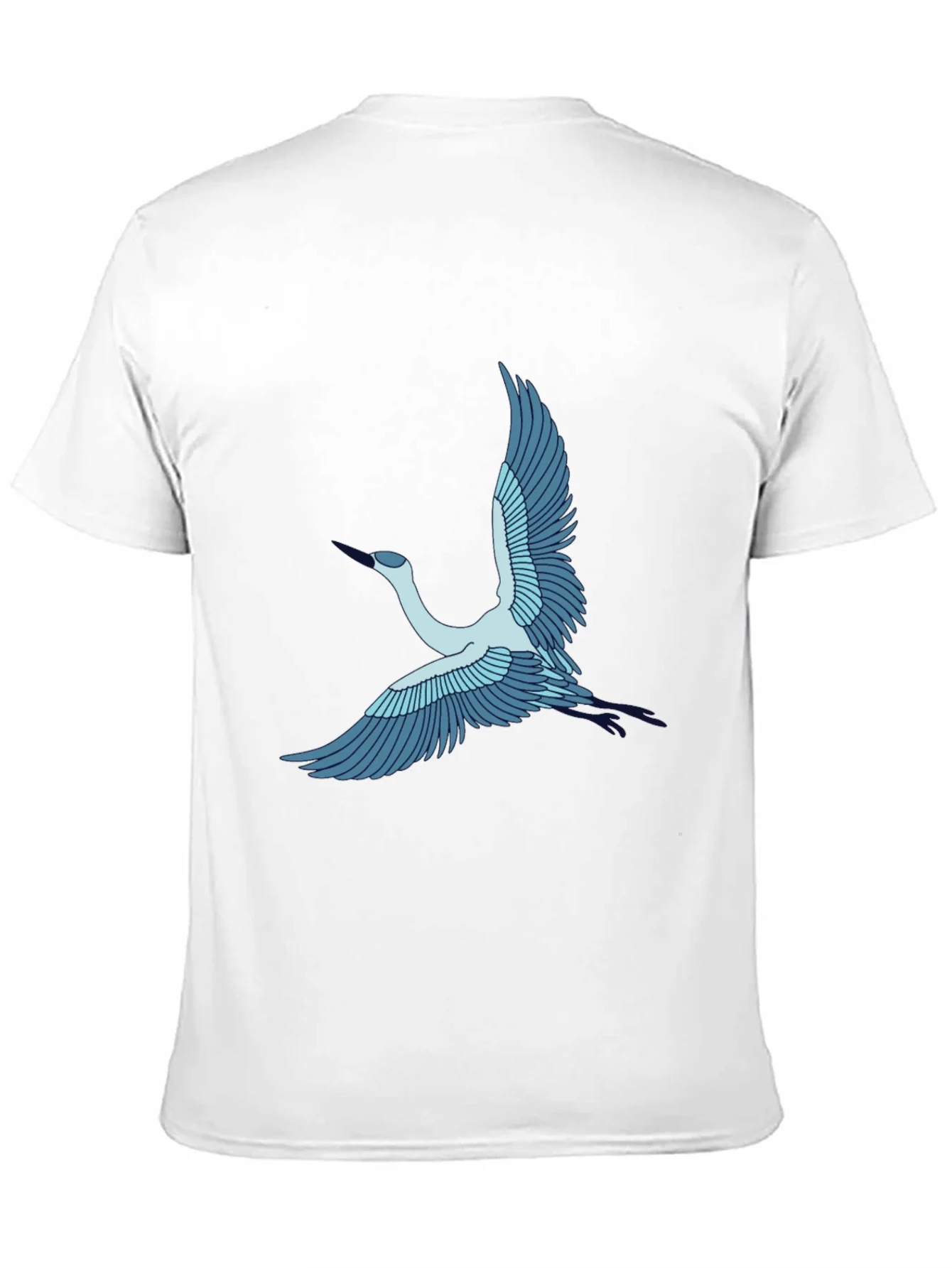 Rebbecca Crane Bird Graphic Tee - Black Cotton T-Shirt