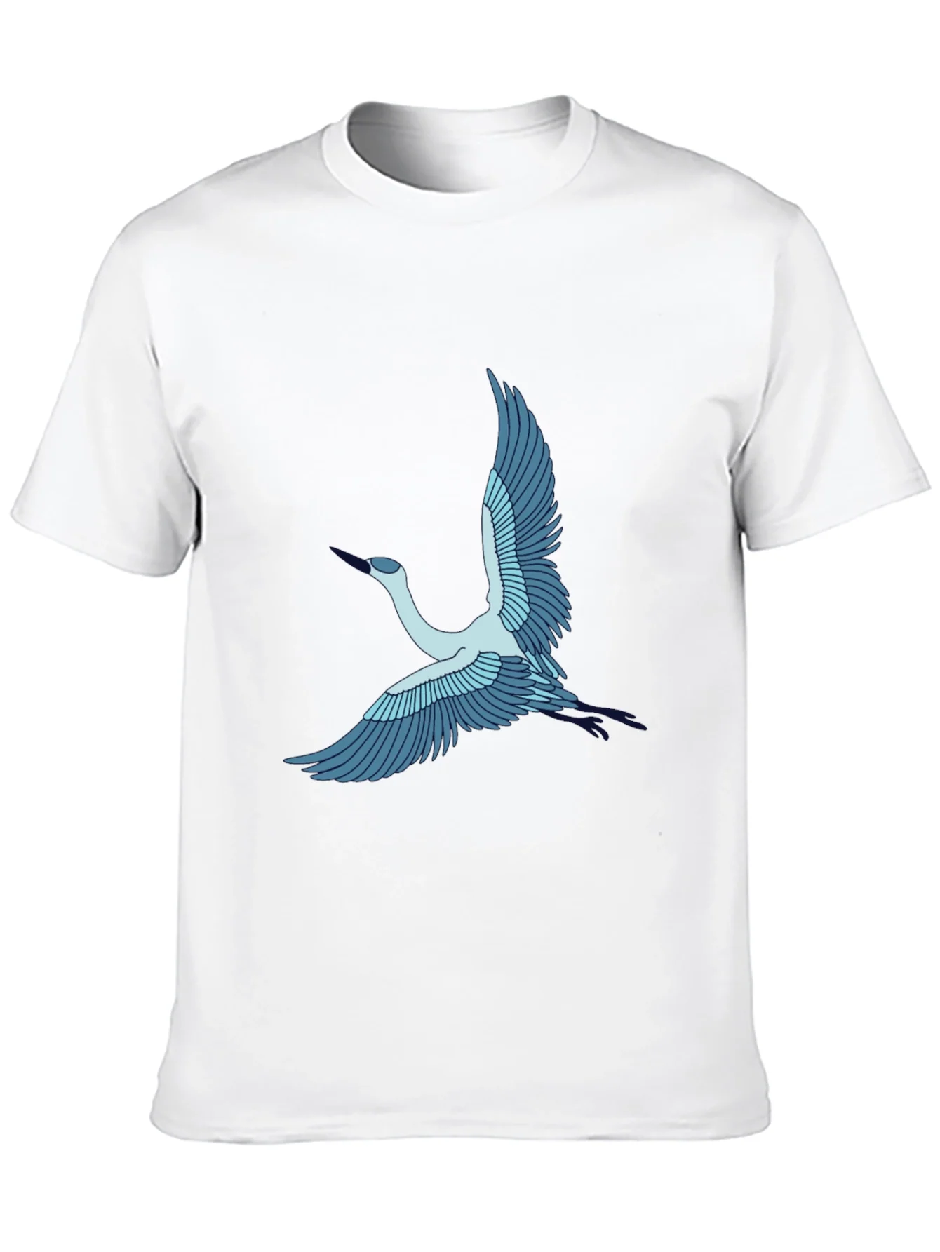 Rebbecca Crane Bird Graphic Tee - Black Cotton T-Shirt