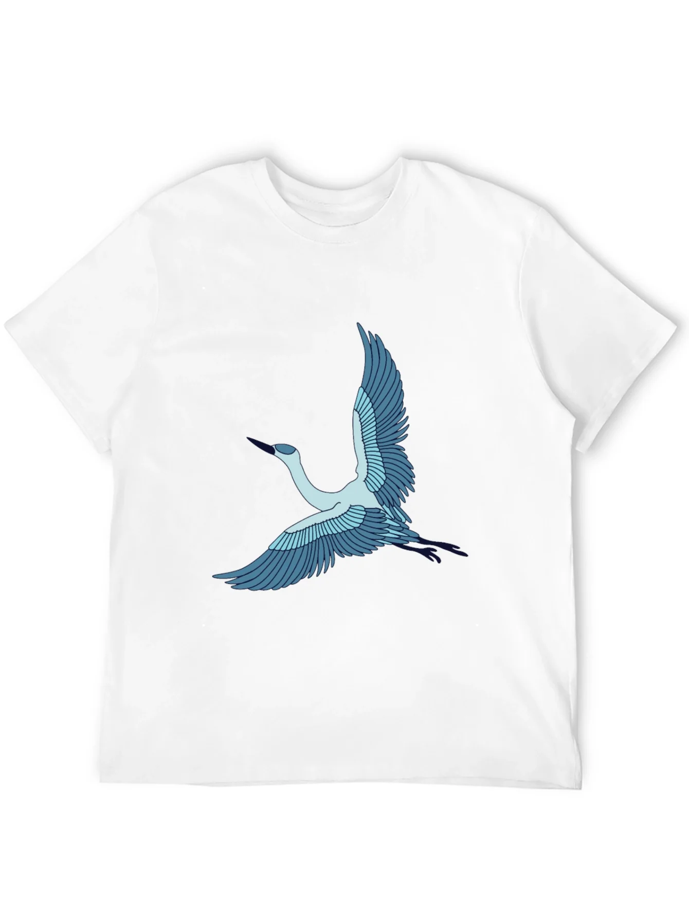 Rebbecca Crane Bird Graphic Tee - Black Cotton T-Shirt
