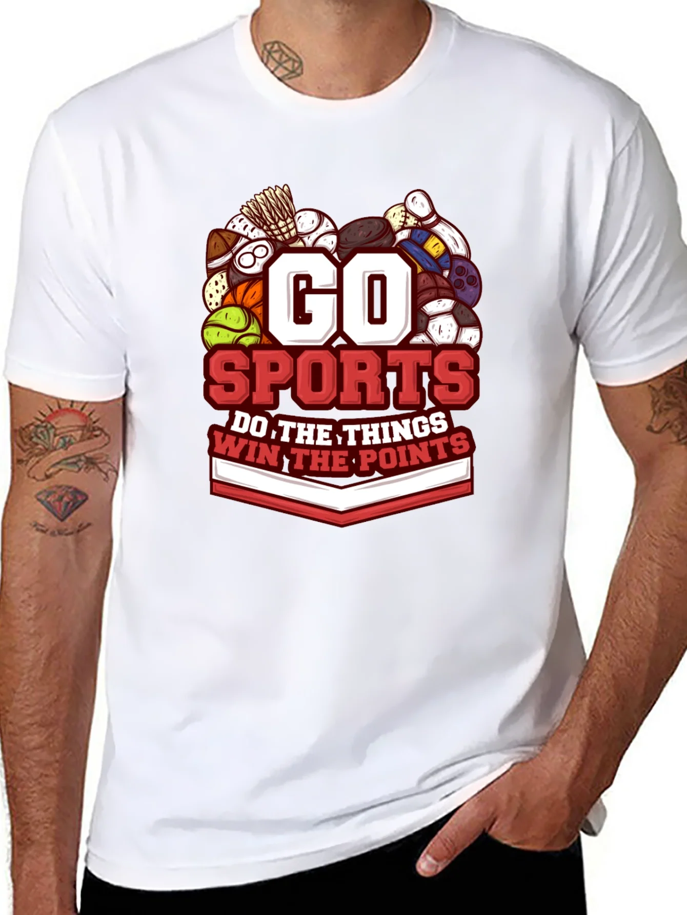 Camiseta Negra Deportiva Go Sports para Hombre