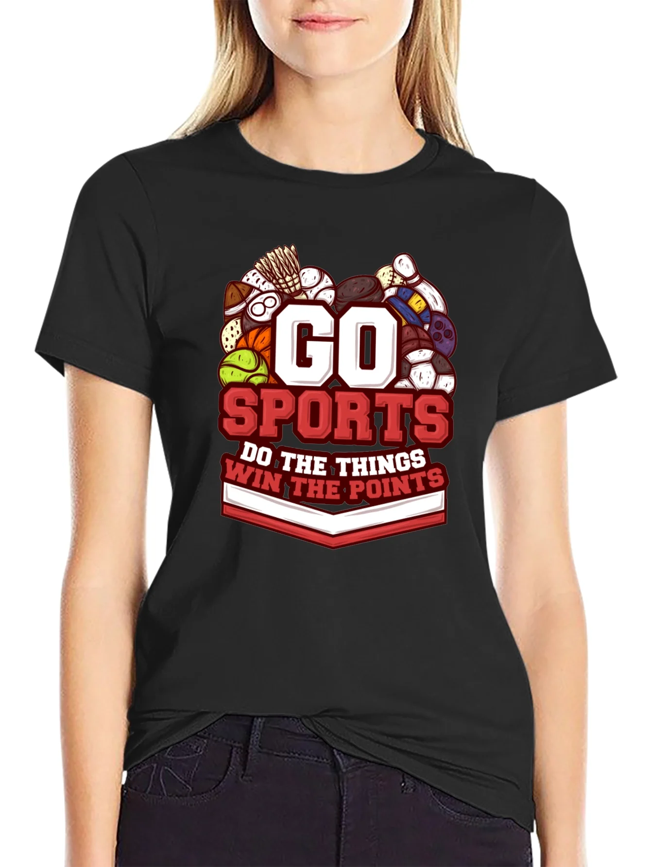 Camiseta Negra Deportiva Go Sports para Hombre