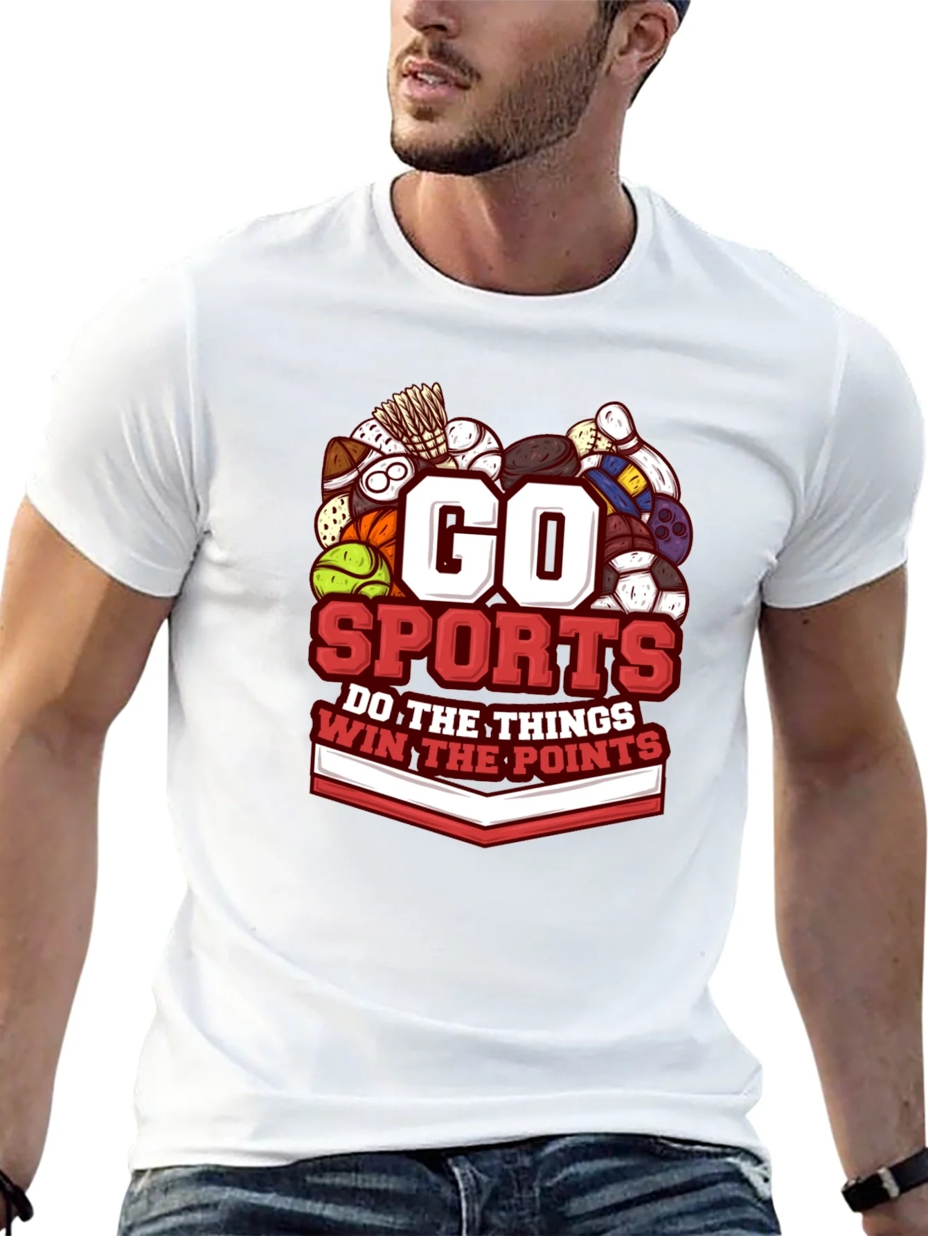Camiseta Negra Deportiva Go Sports para Hombre