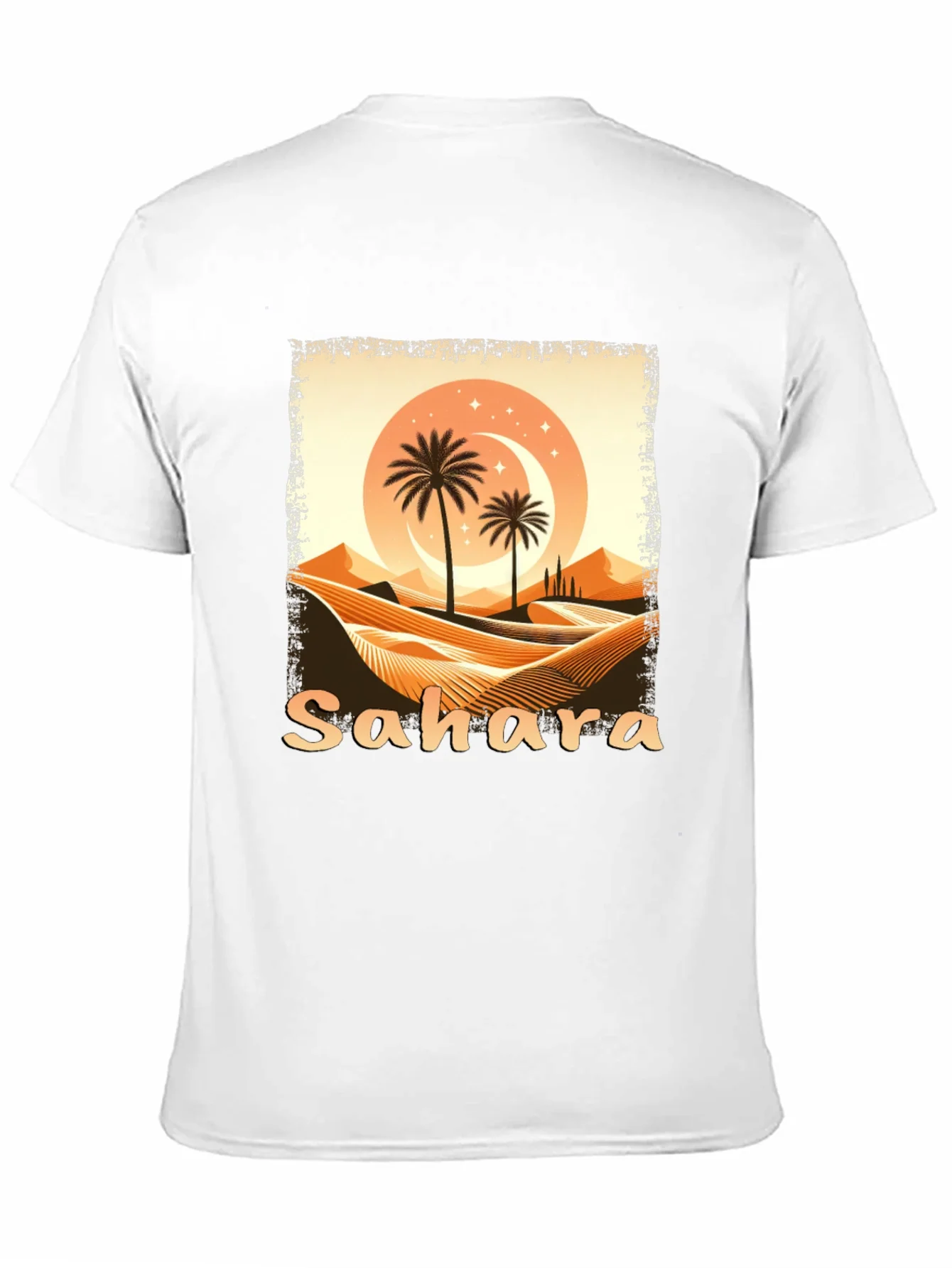 Rebbecca Sahara Desert Graphic Tee - Unisex Black T-Shirt