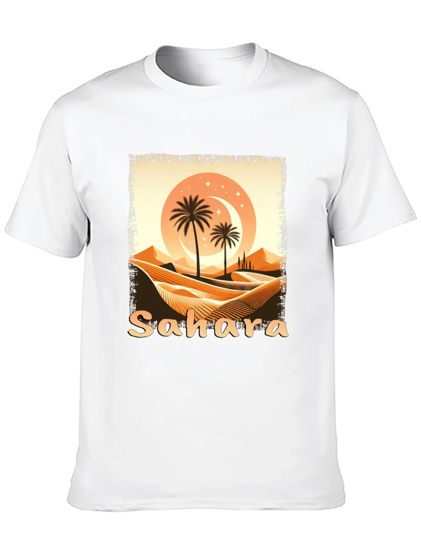 Rebbecca Sahara Desert Graphic Tee - Unisex Black T-Shirt