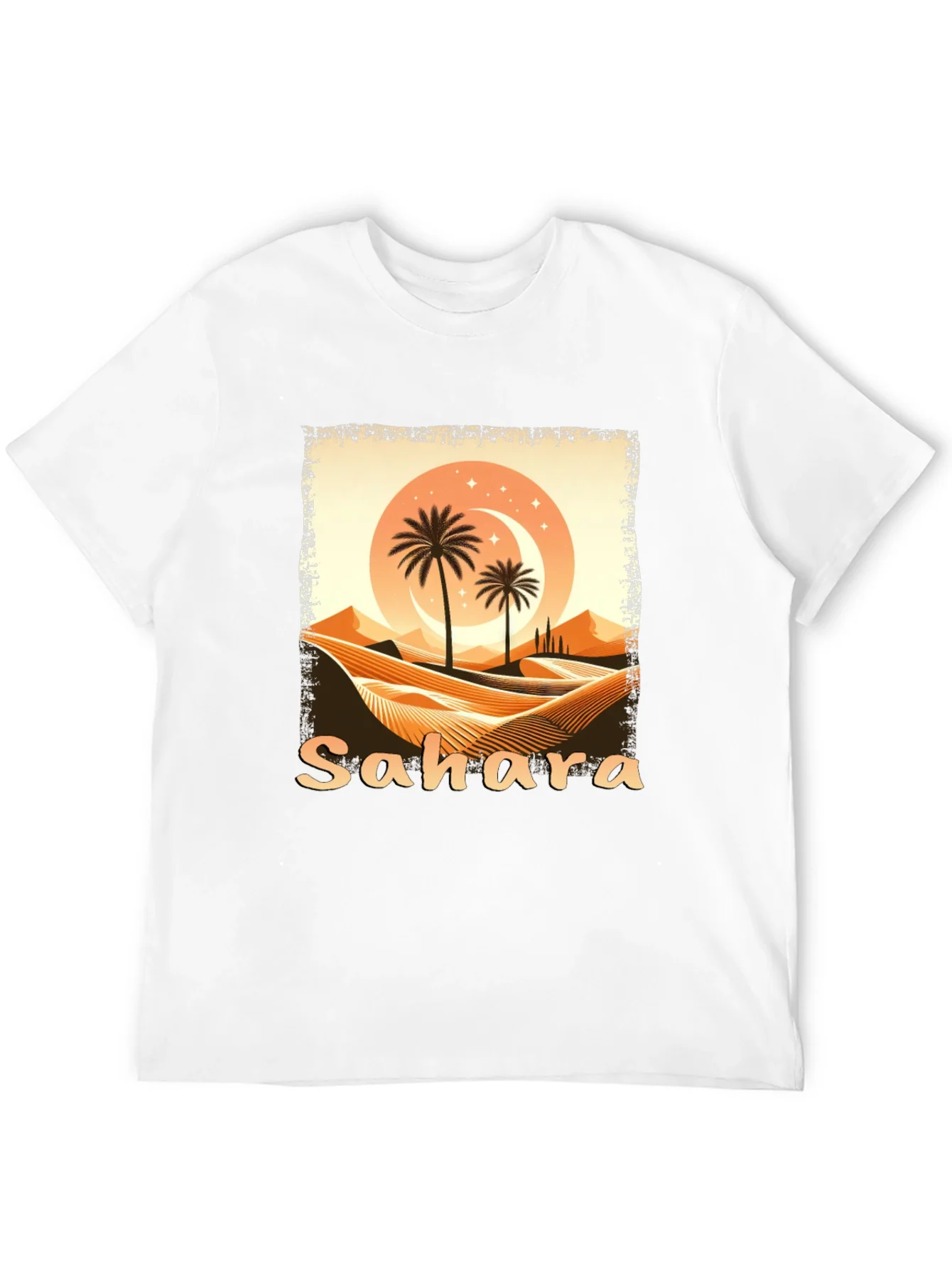 Rebbecca Sahara Desert Graphic Tee - Unisex Black T-Shirt