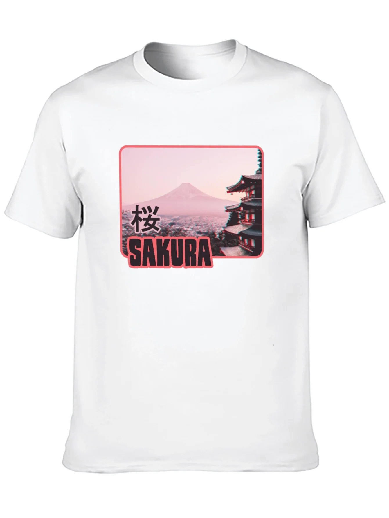 Rebbecca Sakura Japan Graphic T-Shirt - Black