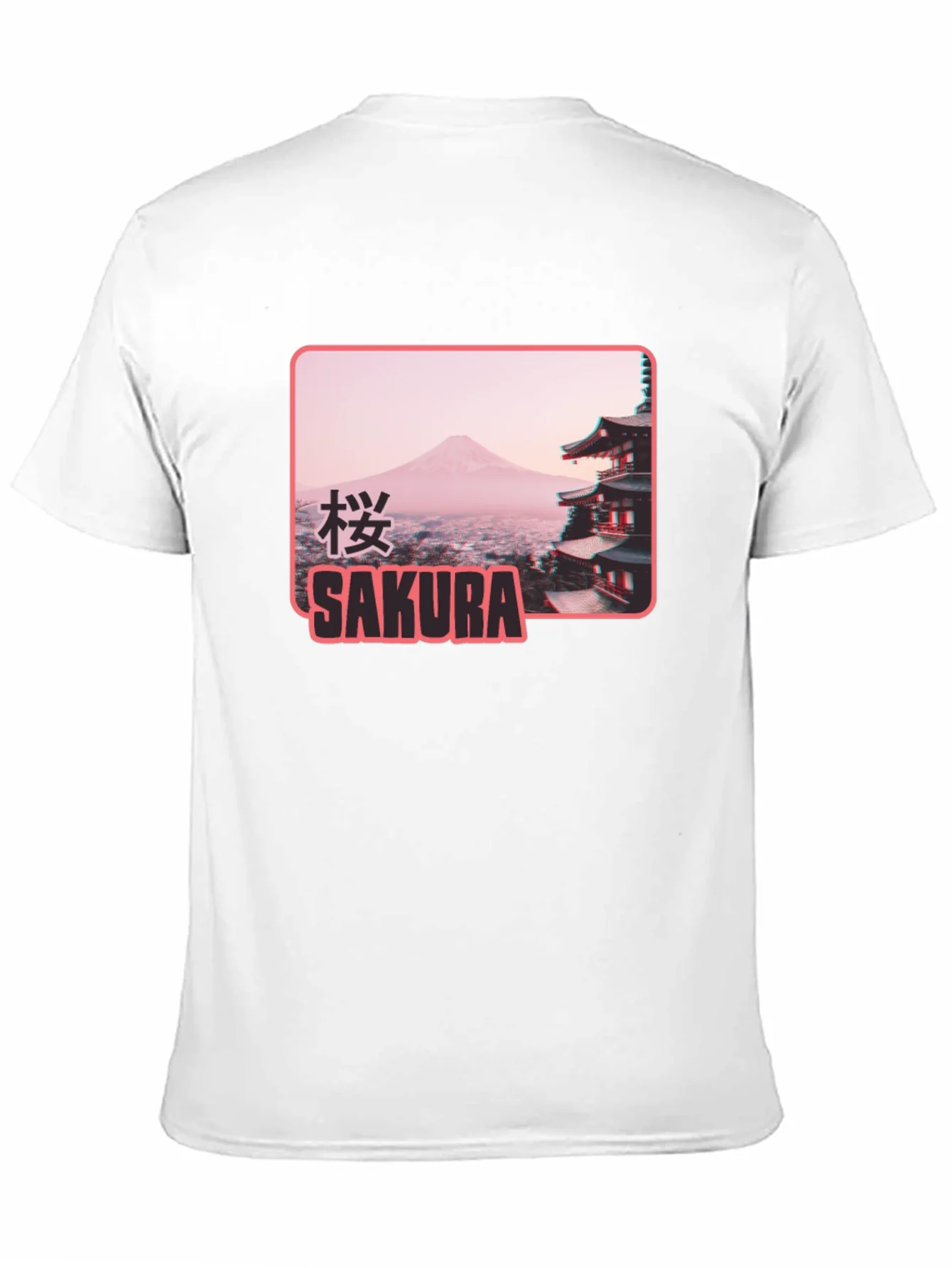 Rebbecca Sakura Japan Graphic T-Shirt - Black