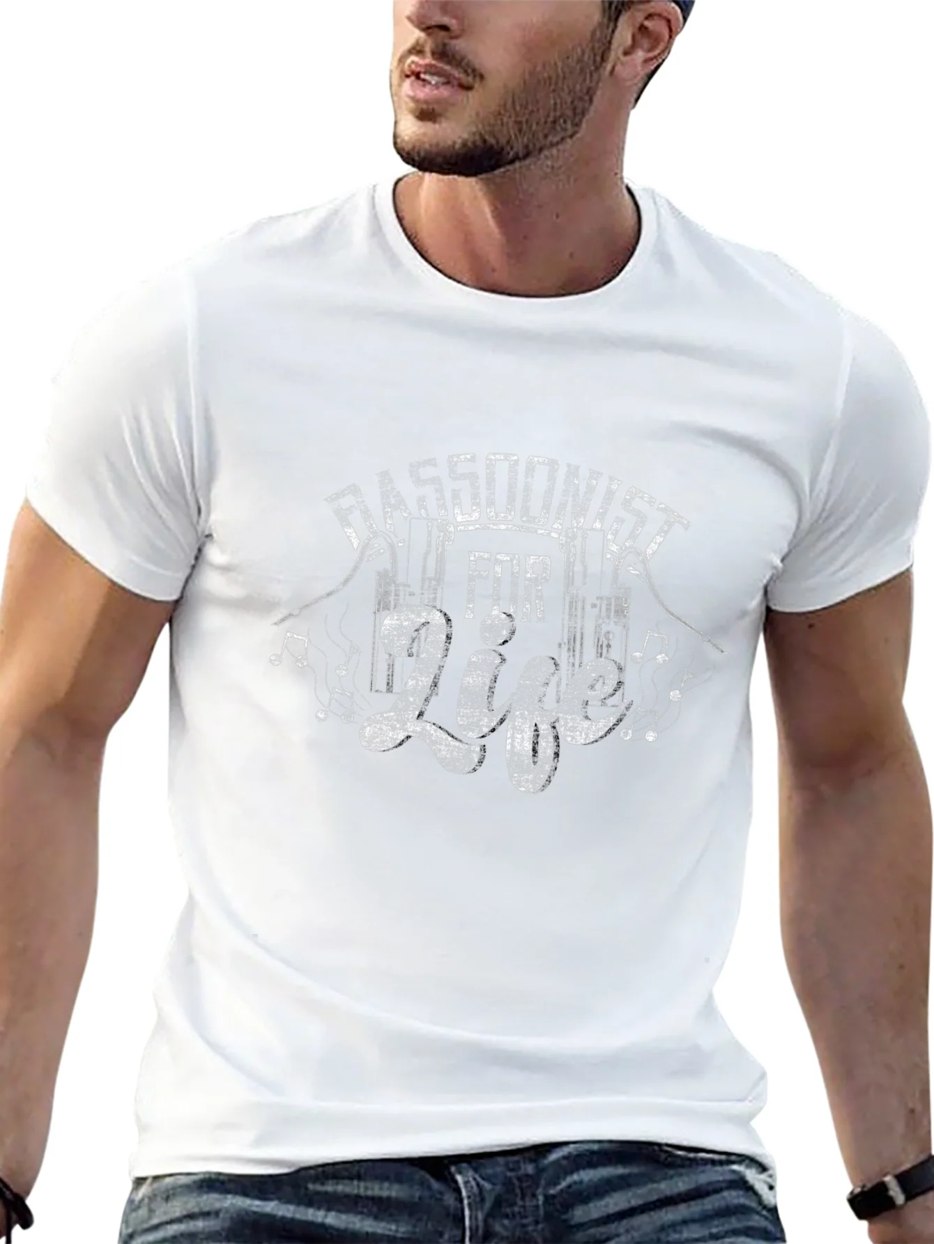 Camiseta Negra Fagotista de Por Vida