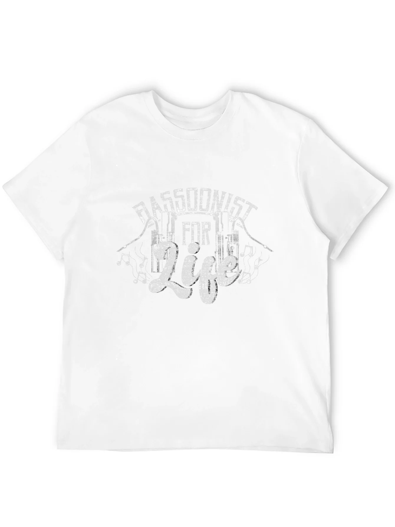 Camiseta Negra Fagotista de Por Vida