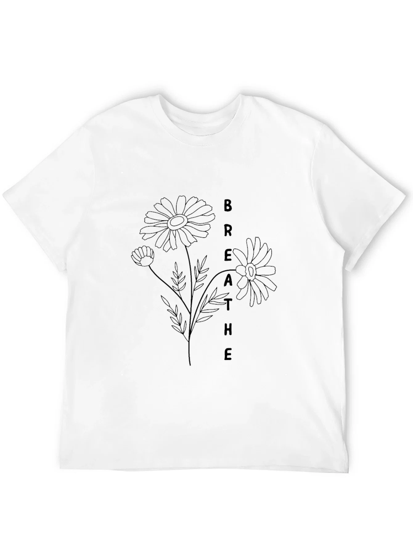 Rebbecca Breathe Daisy Graphic Tee - Stylish Comfort
